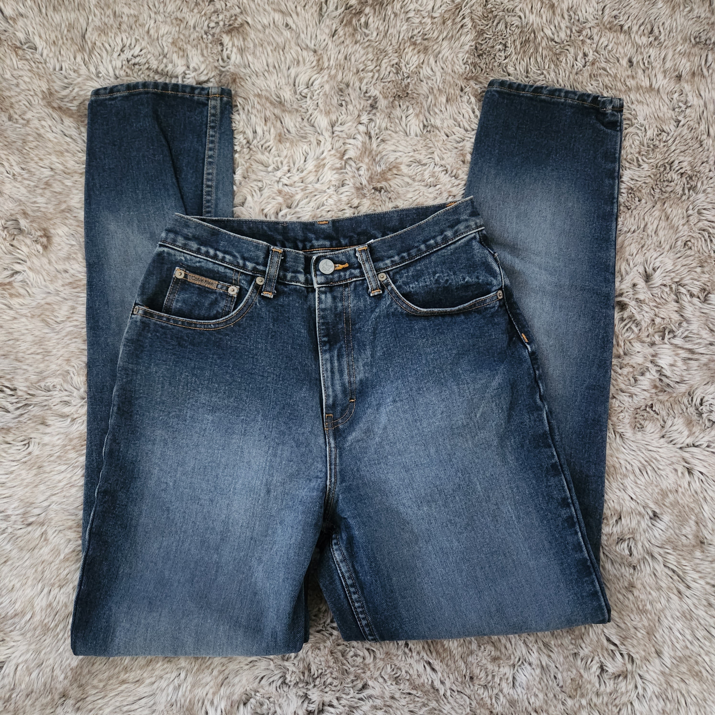 Calvin Klein Jeans Vintage High Rise Straight Leg Mom Jeans Size 10 Vintage Vibes Boutique
