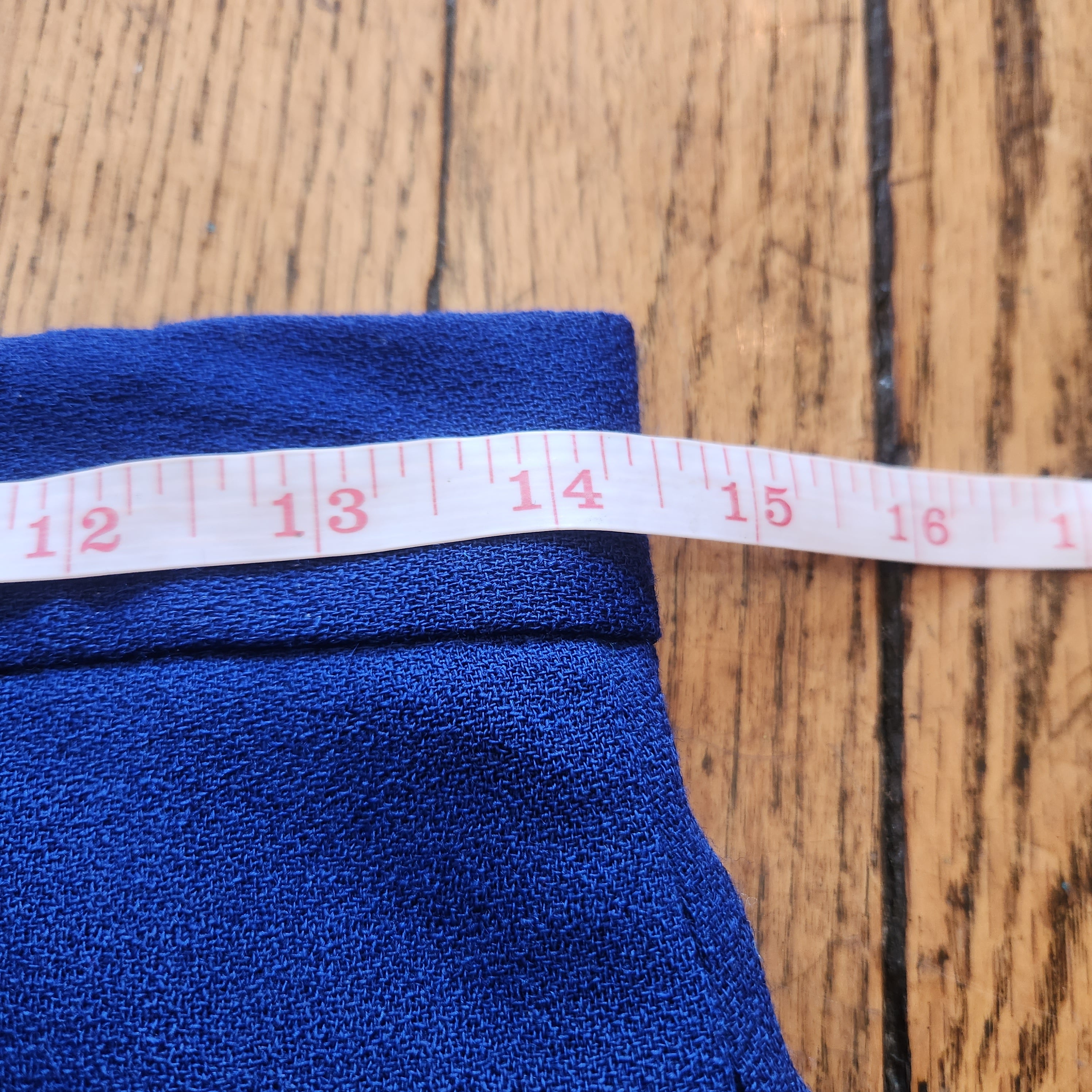 Pappagallo Vintage Cobalt Blue Wool Pencil Skirt Size 8 Vintage Vibes Boutique