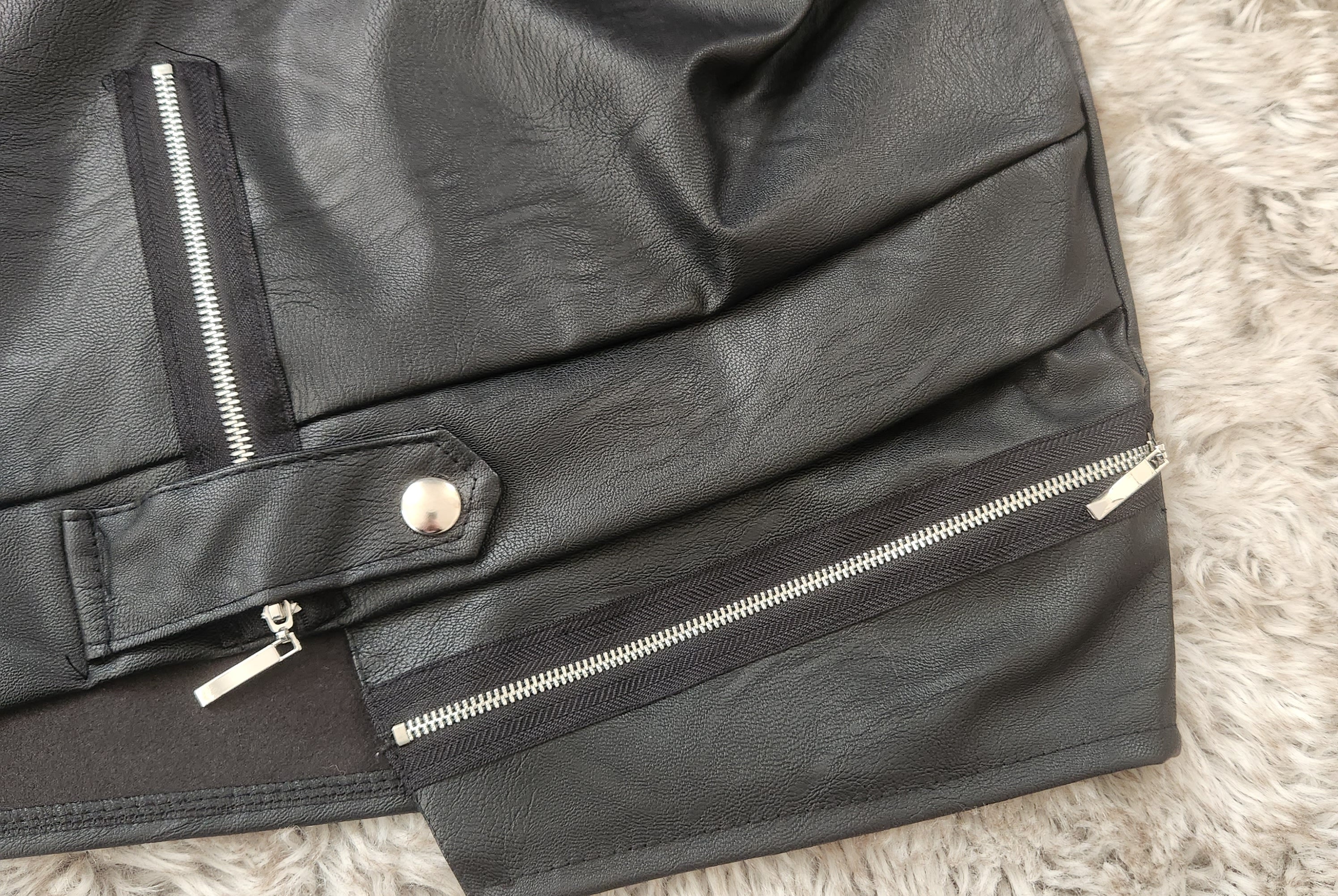 Gemma Leatherette Mini Skirt Mini Skirt Malabay