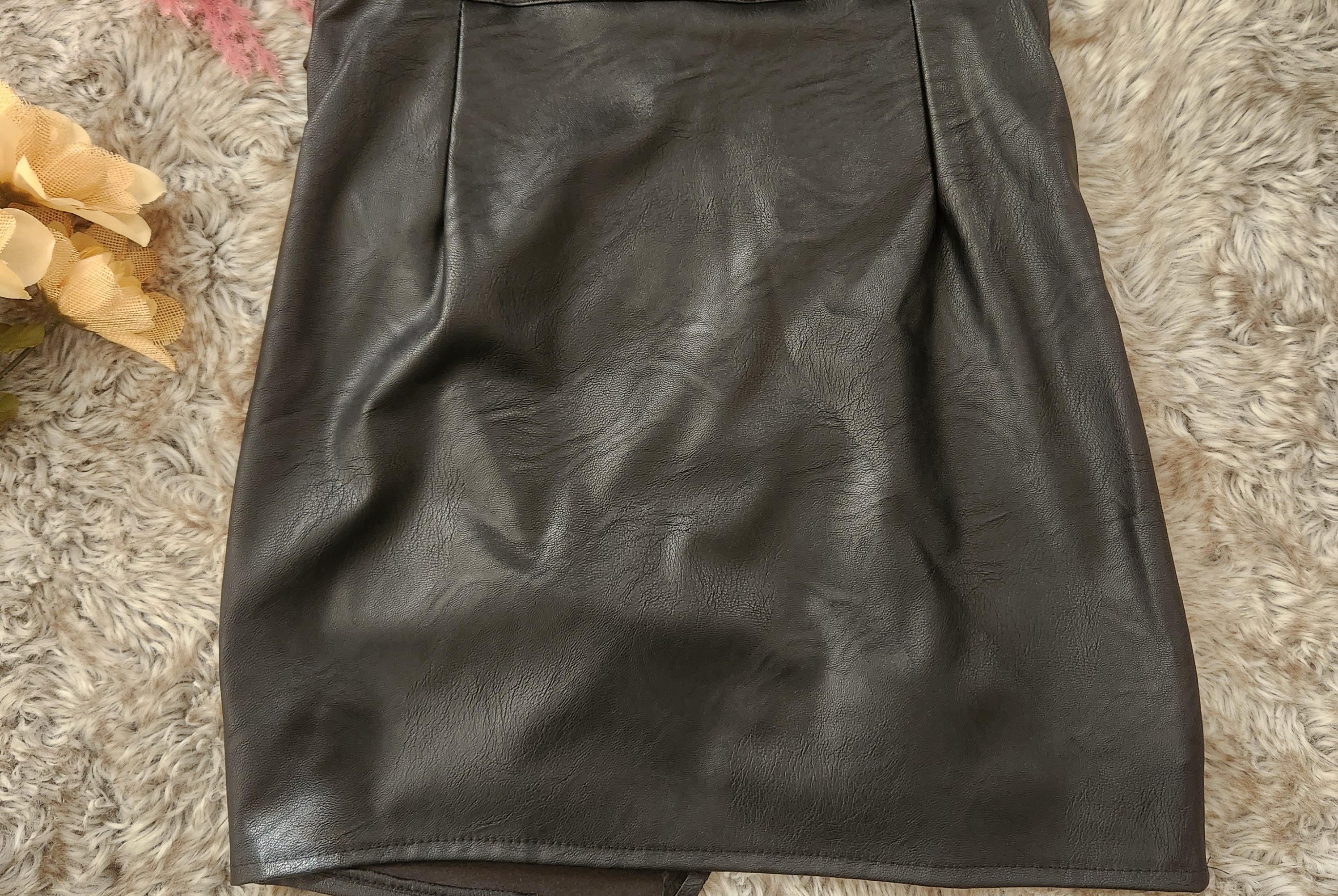 Gemma Leatherette Mini Skirt Mini Skirt Malabay