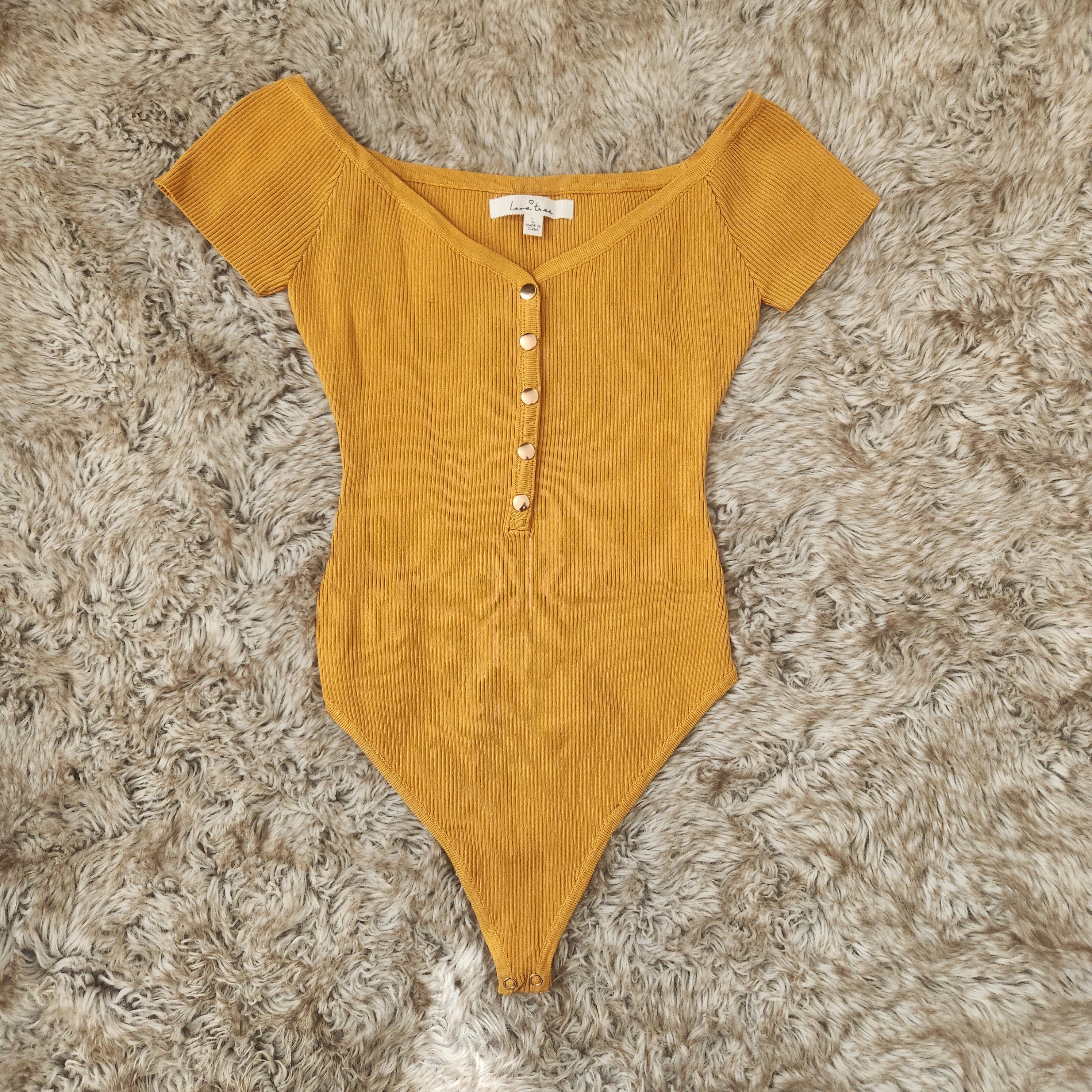 Libby Ribbed Bodysuit Bodysuit Love Tree