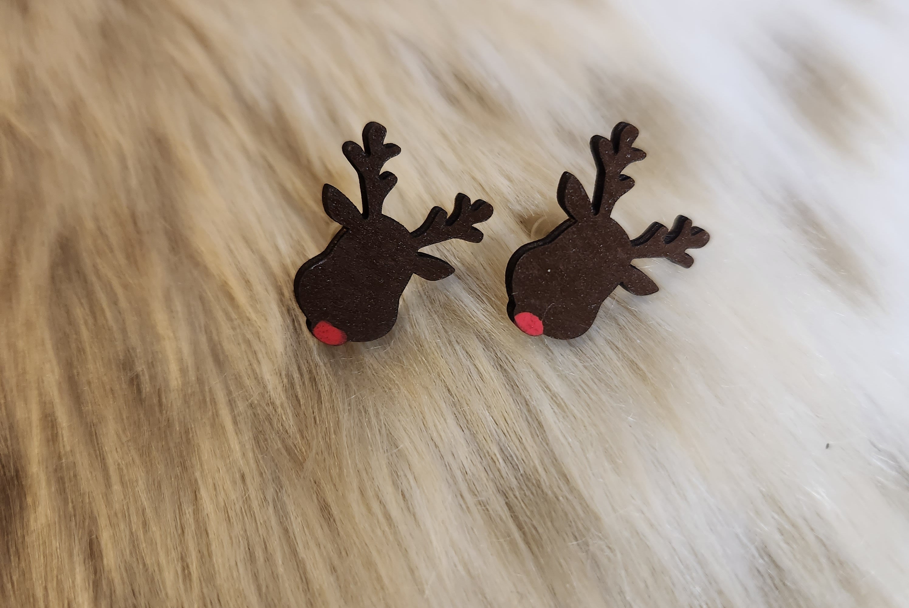 Reindeer Earrings Earrings Vintage Vibes Boutique