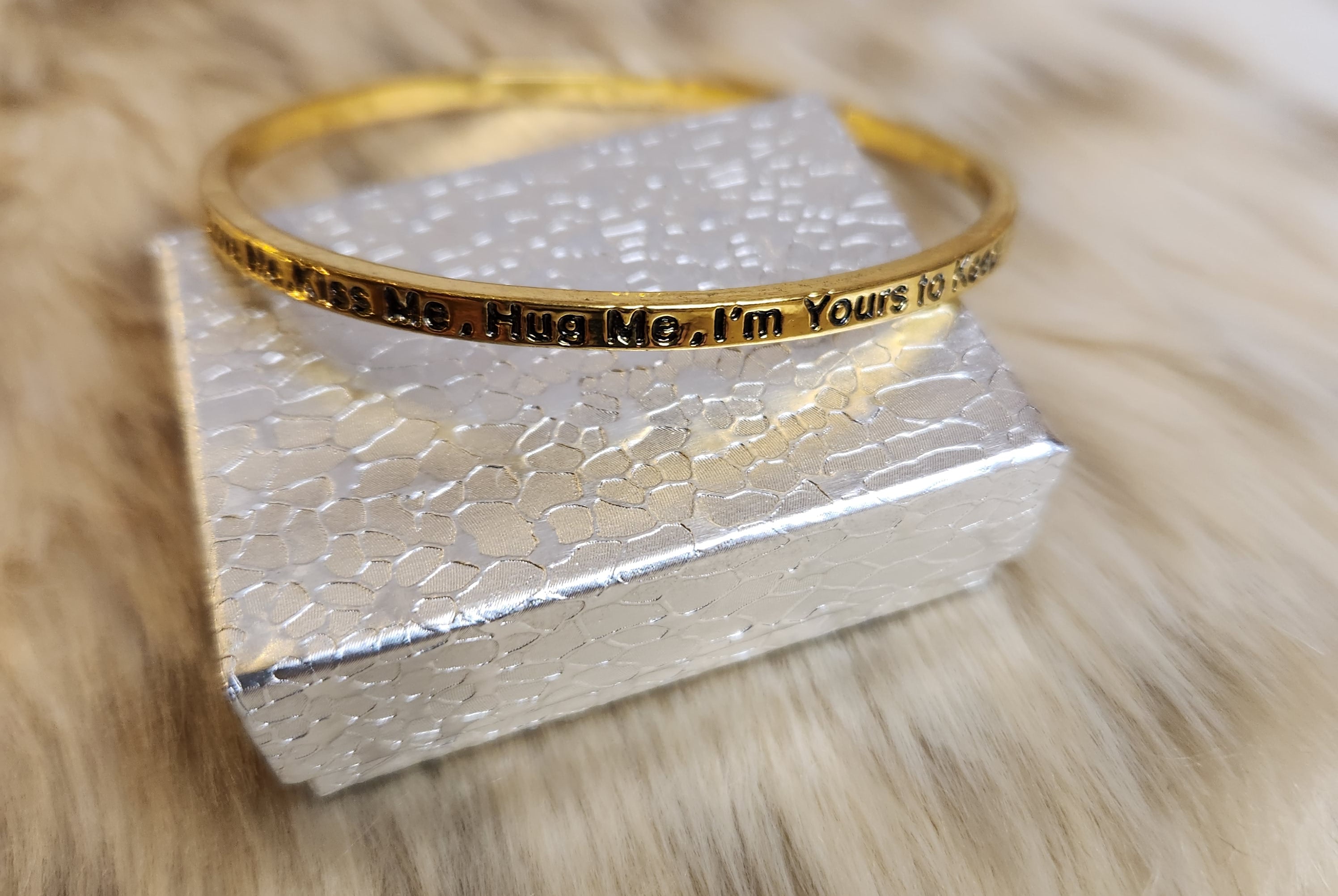 I'm Yours Engraved Bracelet Bracelet Vintage Vibes Boutique