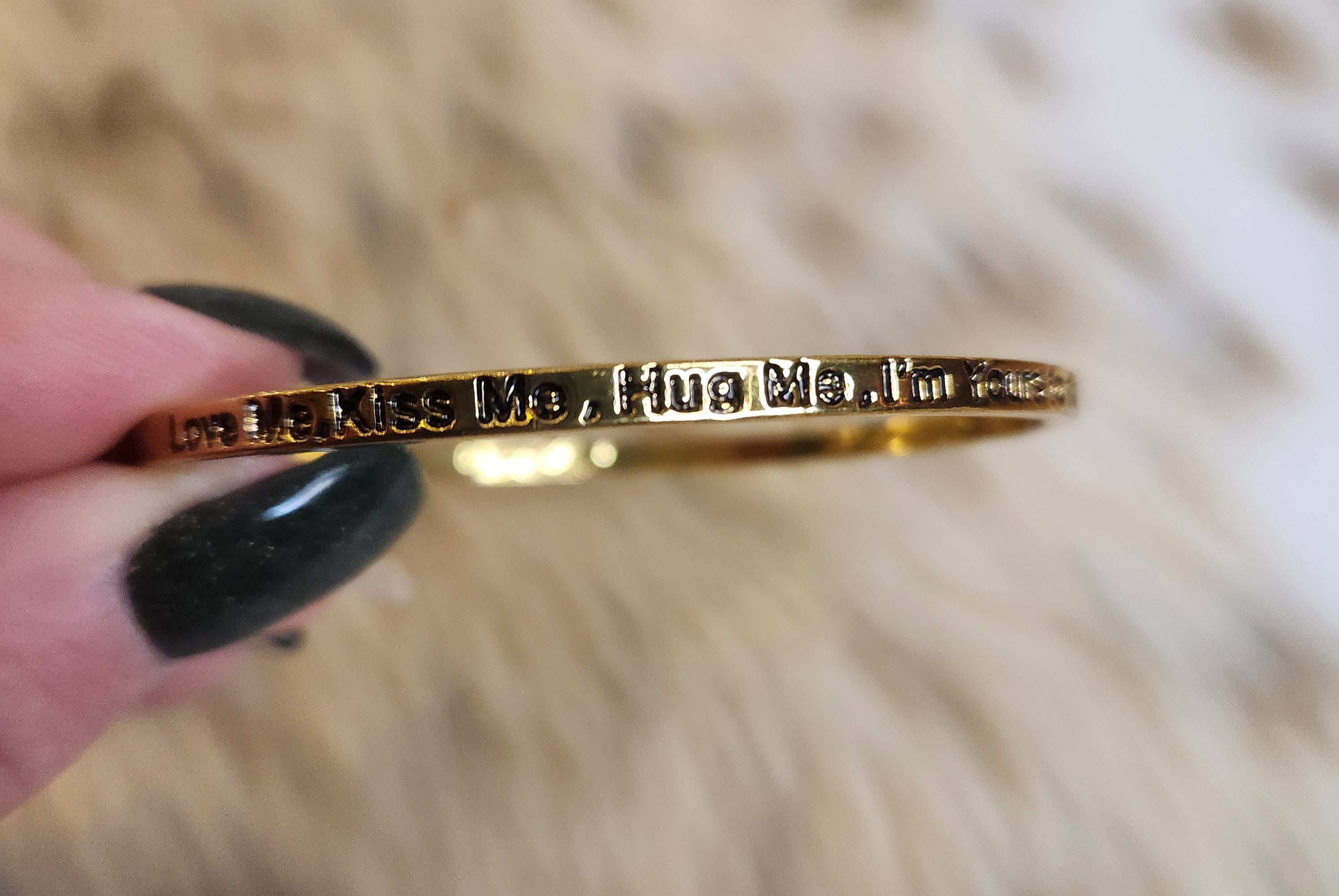 I'm Yours Engraved Bracelet Bracelet Vintage Vibes Boutique