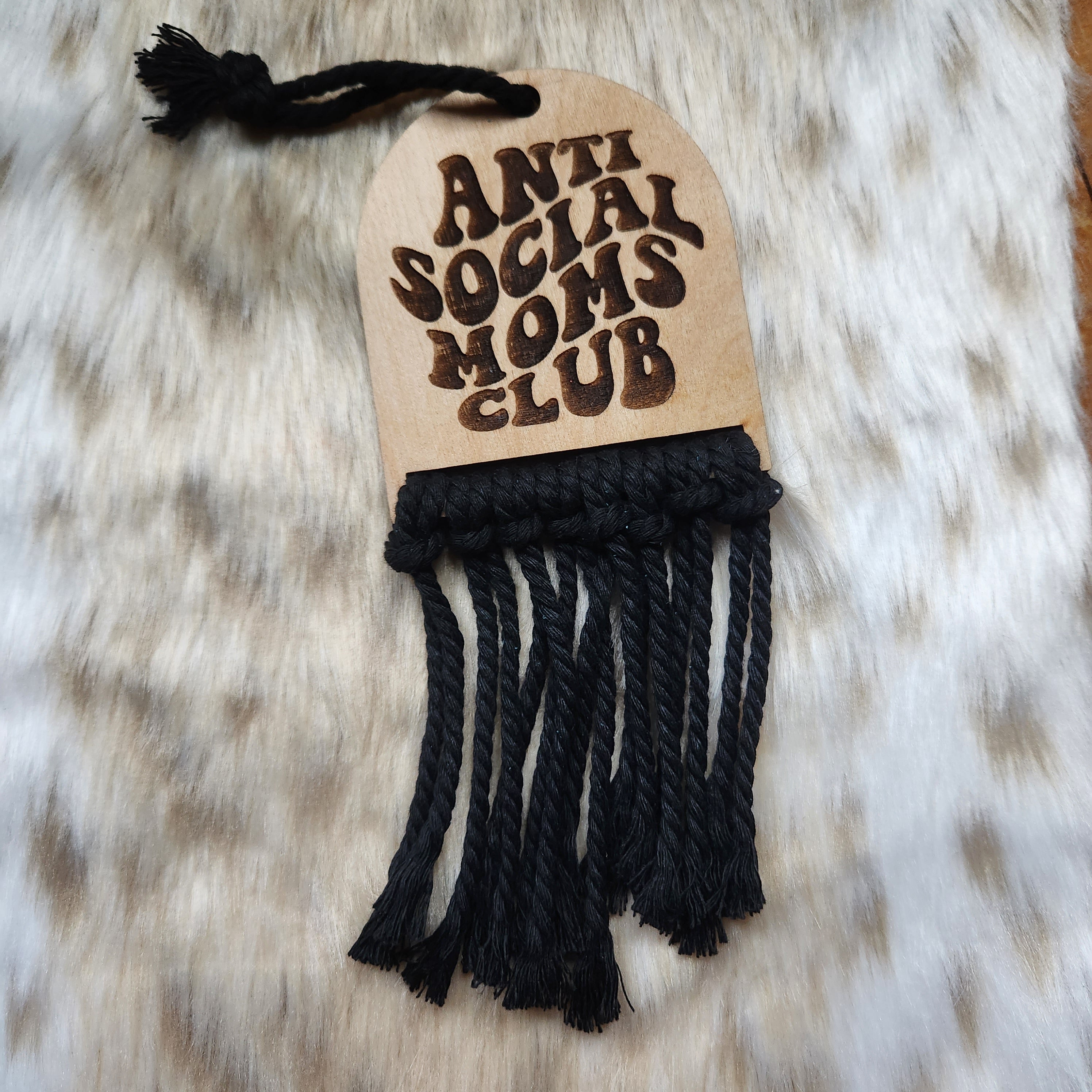 Antisocial Moms Car Charm Giftables Vintage Vibes Boutique