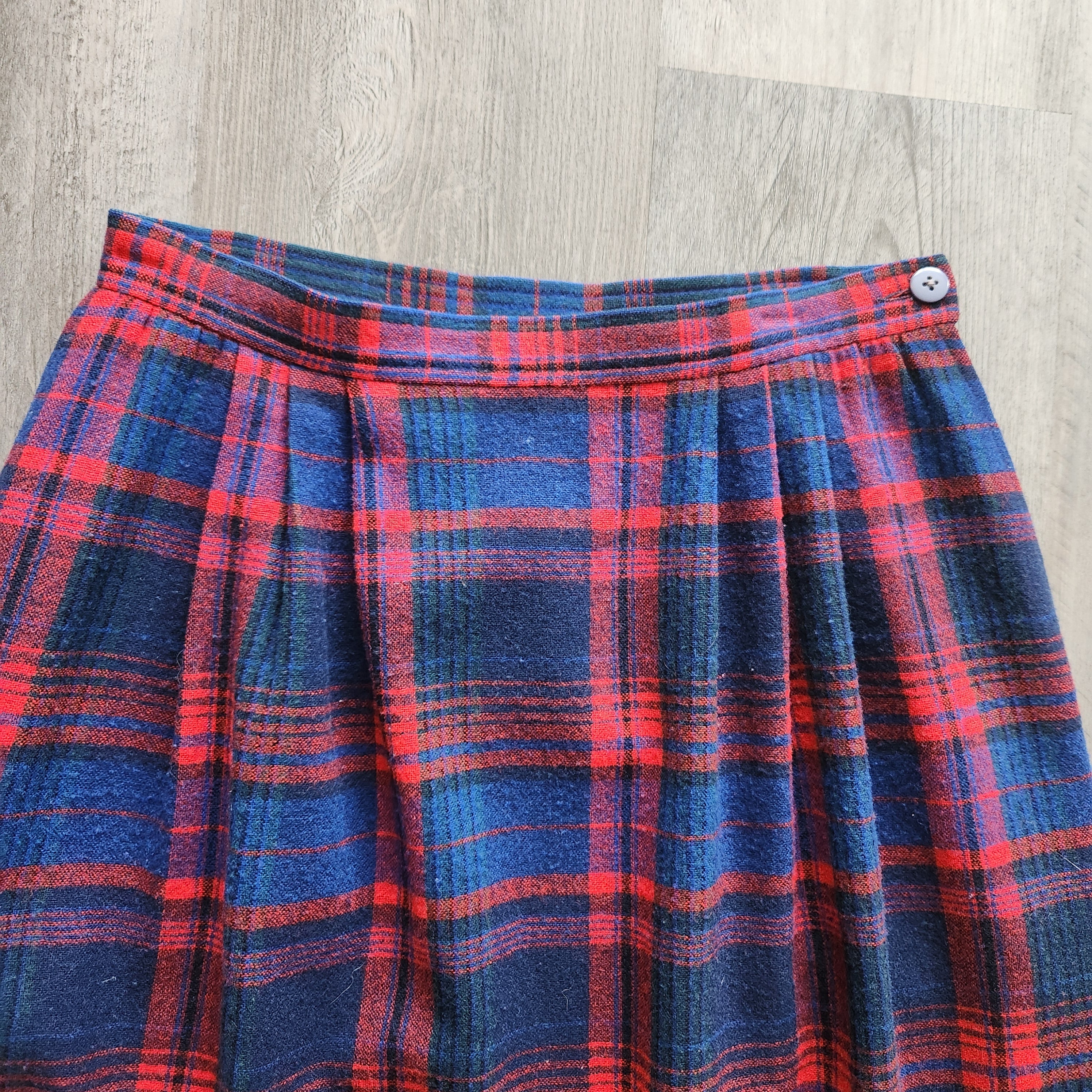 Pendleton Plaid Skirt Vintage Vibes Boutique