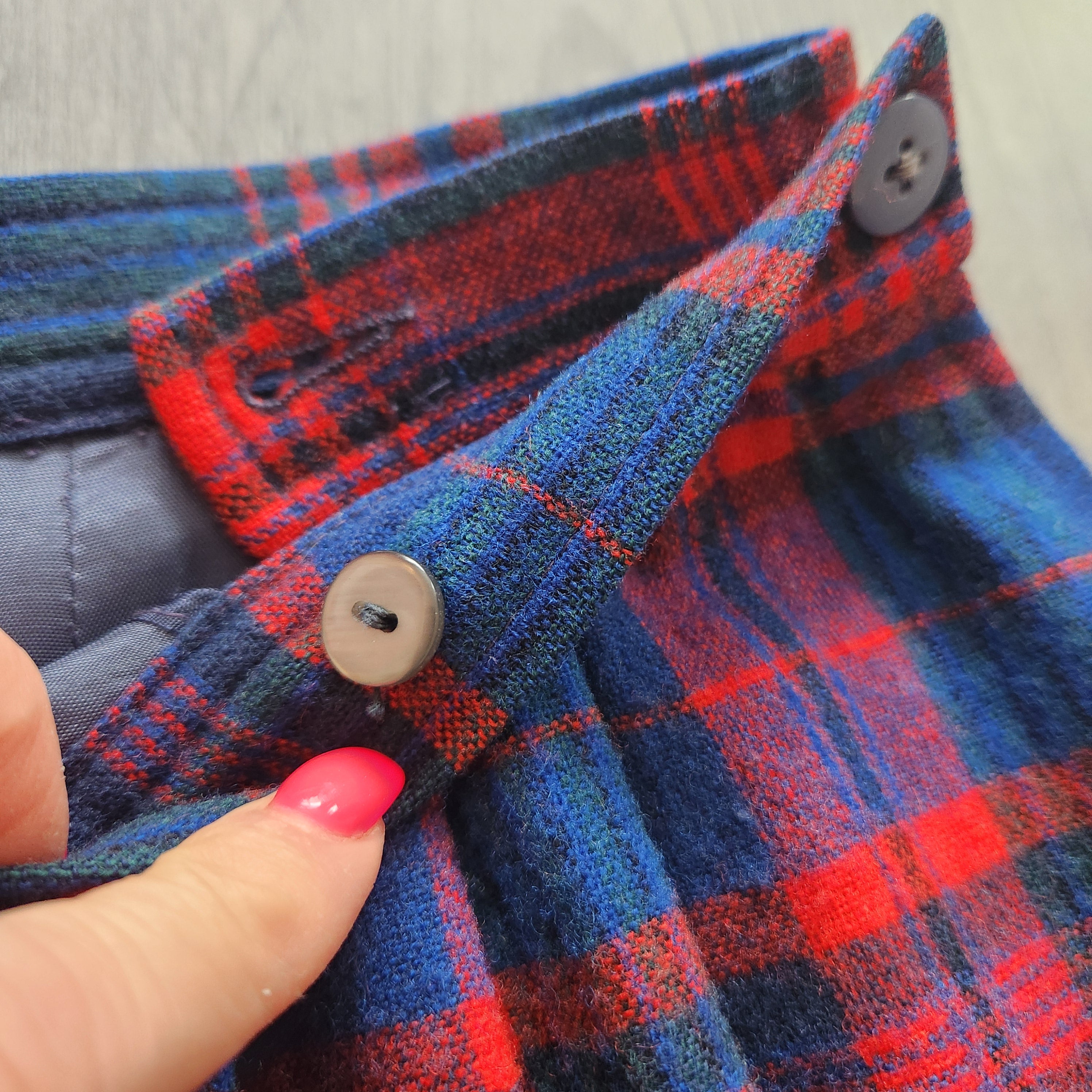 Pendleton Plaid Skirt Vintage Vibes Boutique