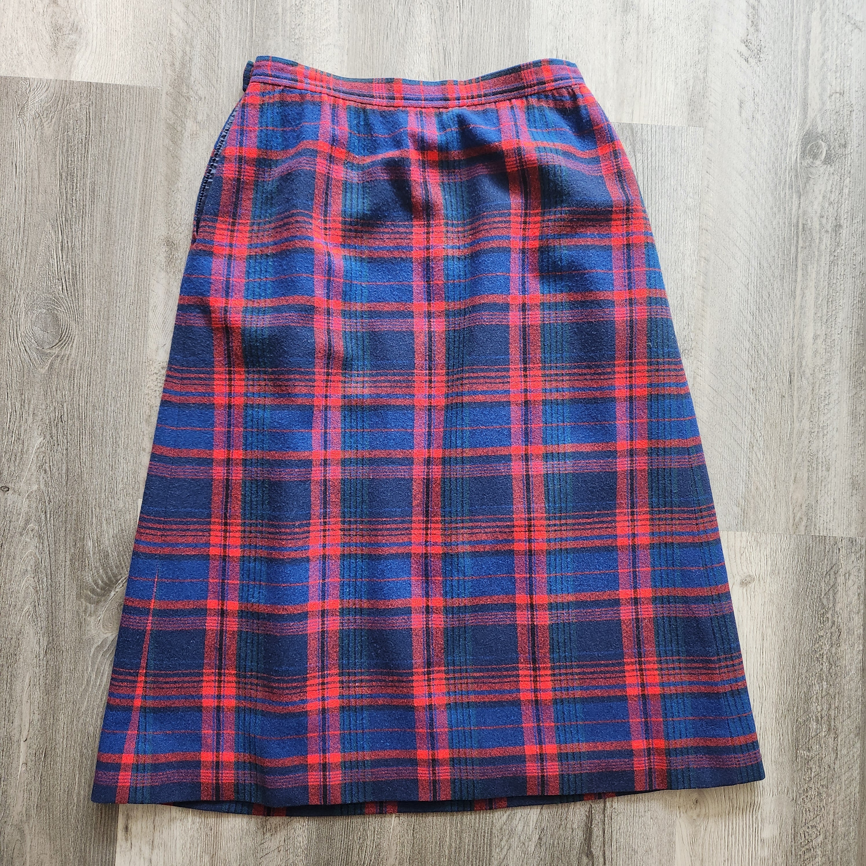 Pendleton Plaid Skirt Vintage Vibes Boutique