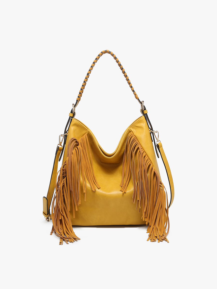 Gold Rush Tote Shoulder Bag Jen & Co. Mustard