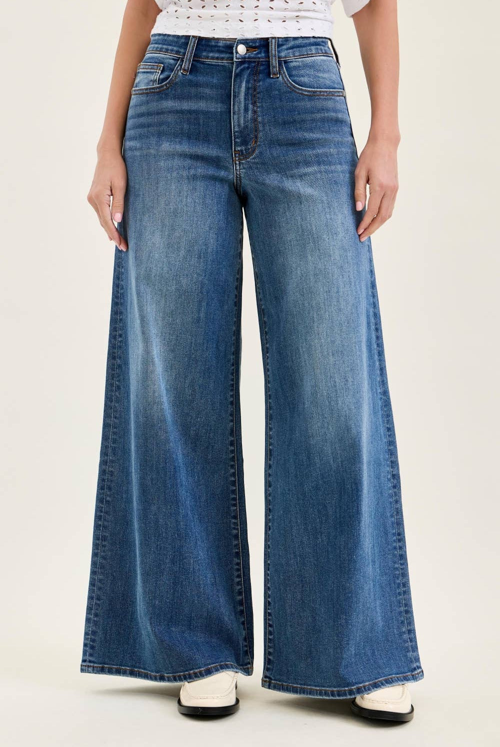 Celestia Jeans Wide Leg Jeans Judy Blue Jeans