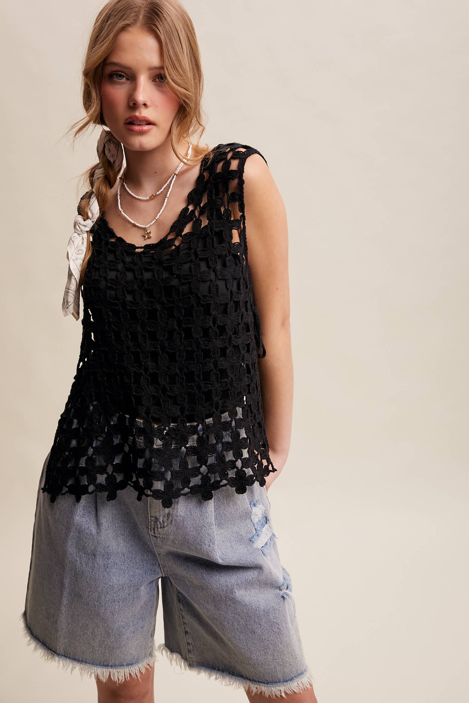 Jett Crochet Tank Tank Listicle