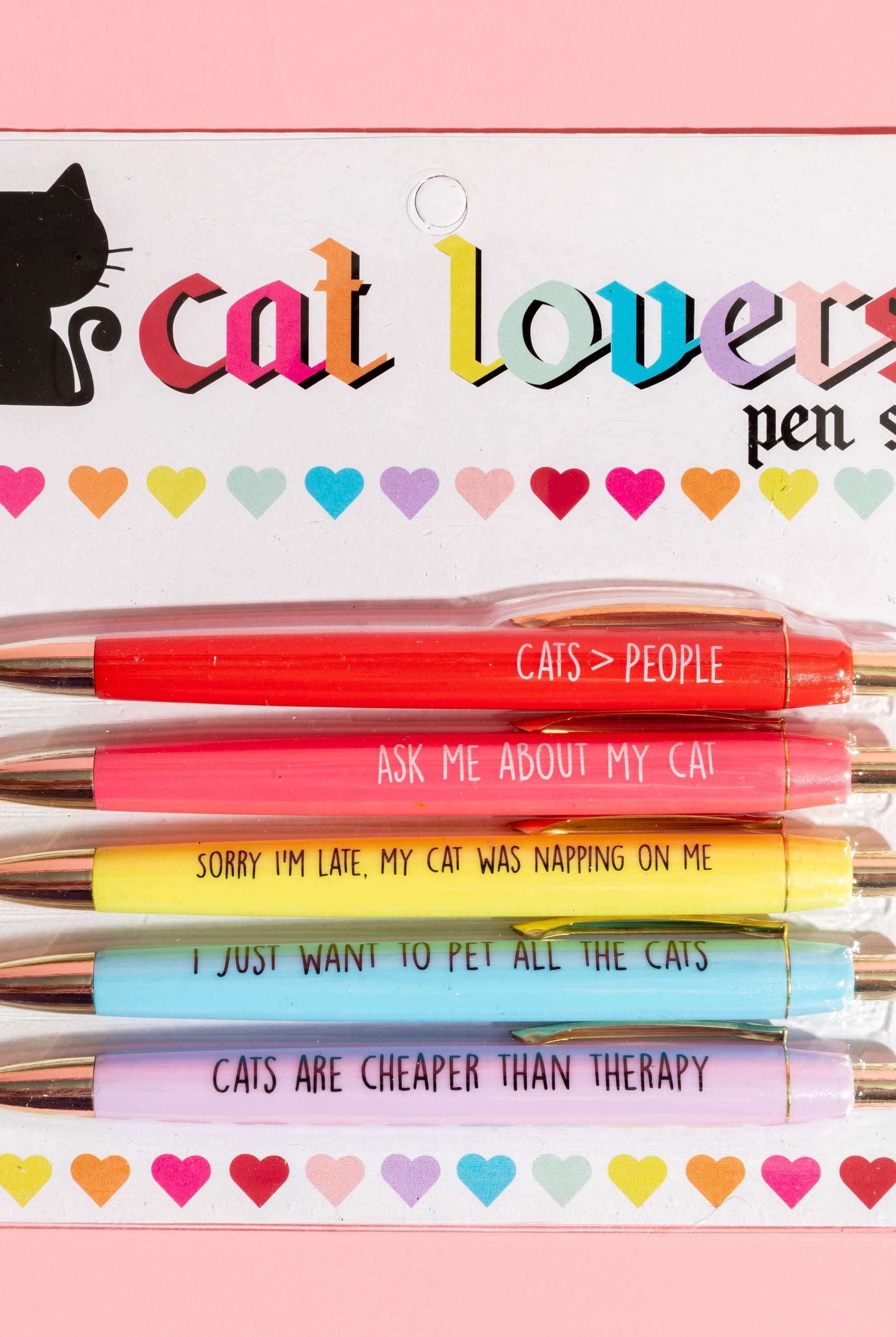 Cat Lovers Pen Set Giftables FUN CLUB