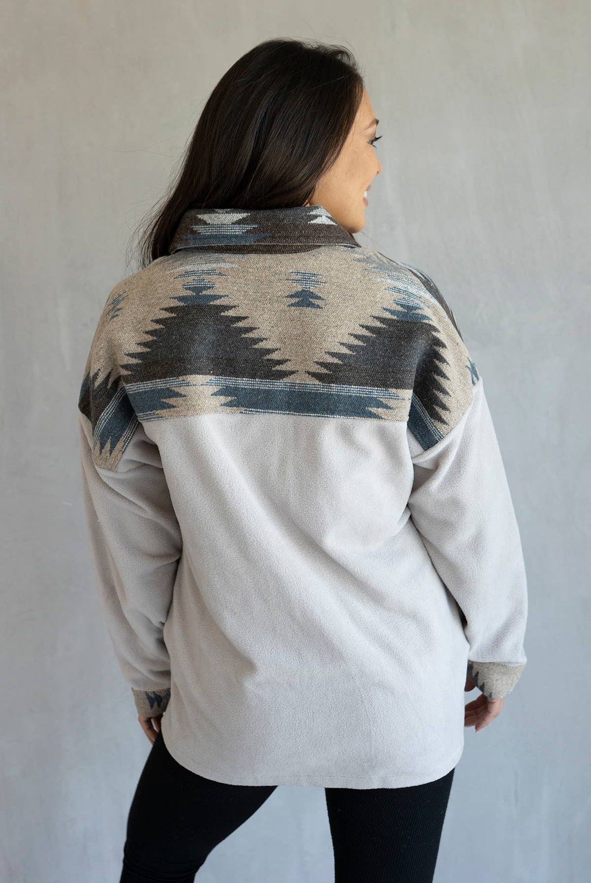 Taos Fleece Shacket Shacket Jen & Co.