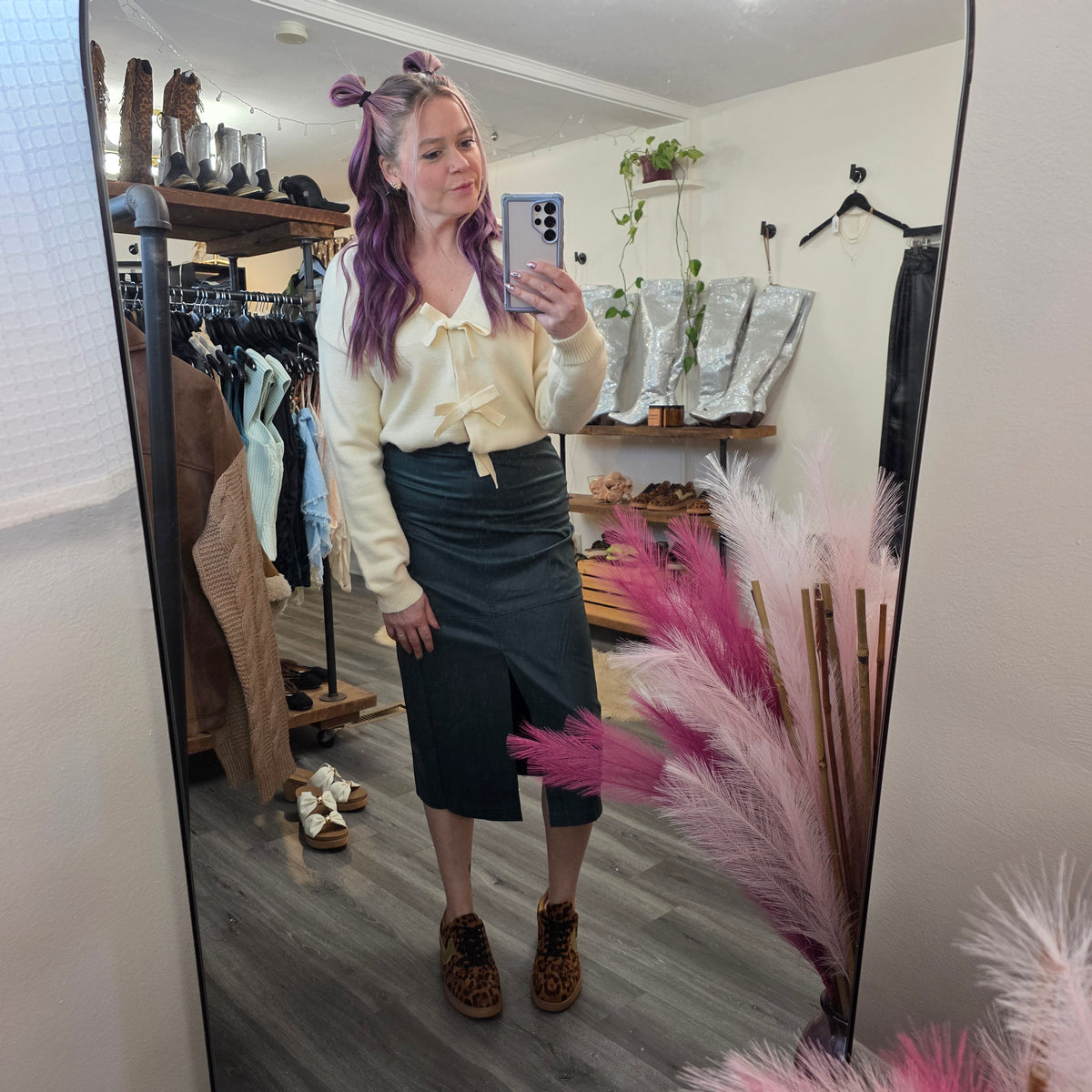 Bow & Behold Cardigan Cardigan Vintage Vibes Boutique
