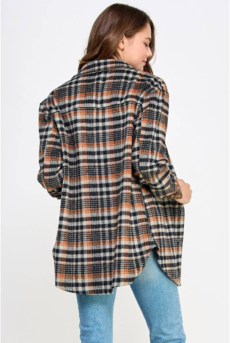 Cider & Spots Shacket Jacket Veveret