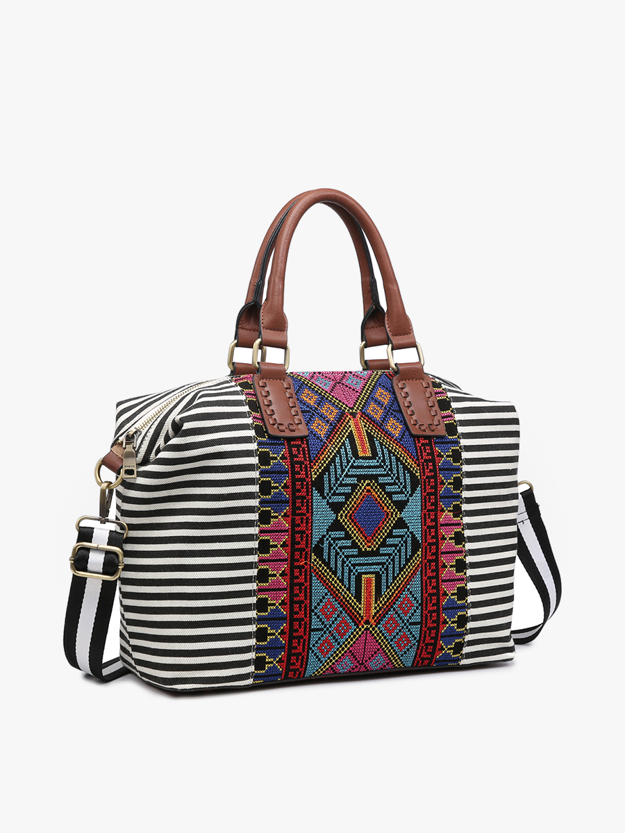 Wanderlust Satchel Shoulder Bag Jen & Co.