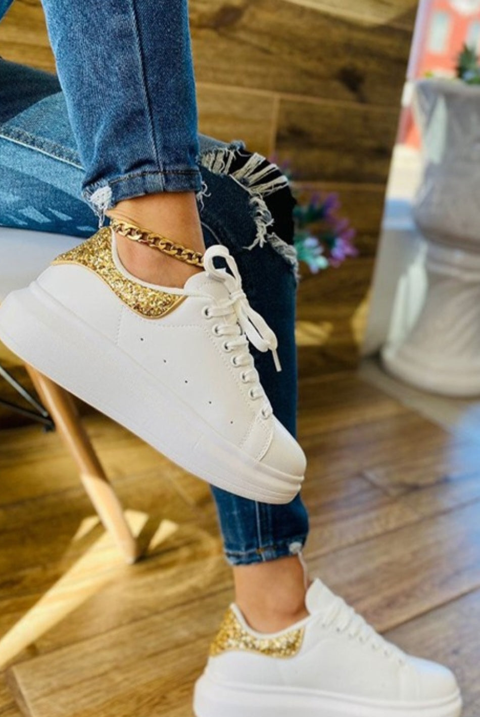 January Glitter Sneakers Sneakers Vintage Vibes Boutique