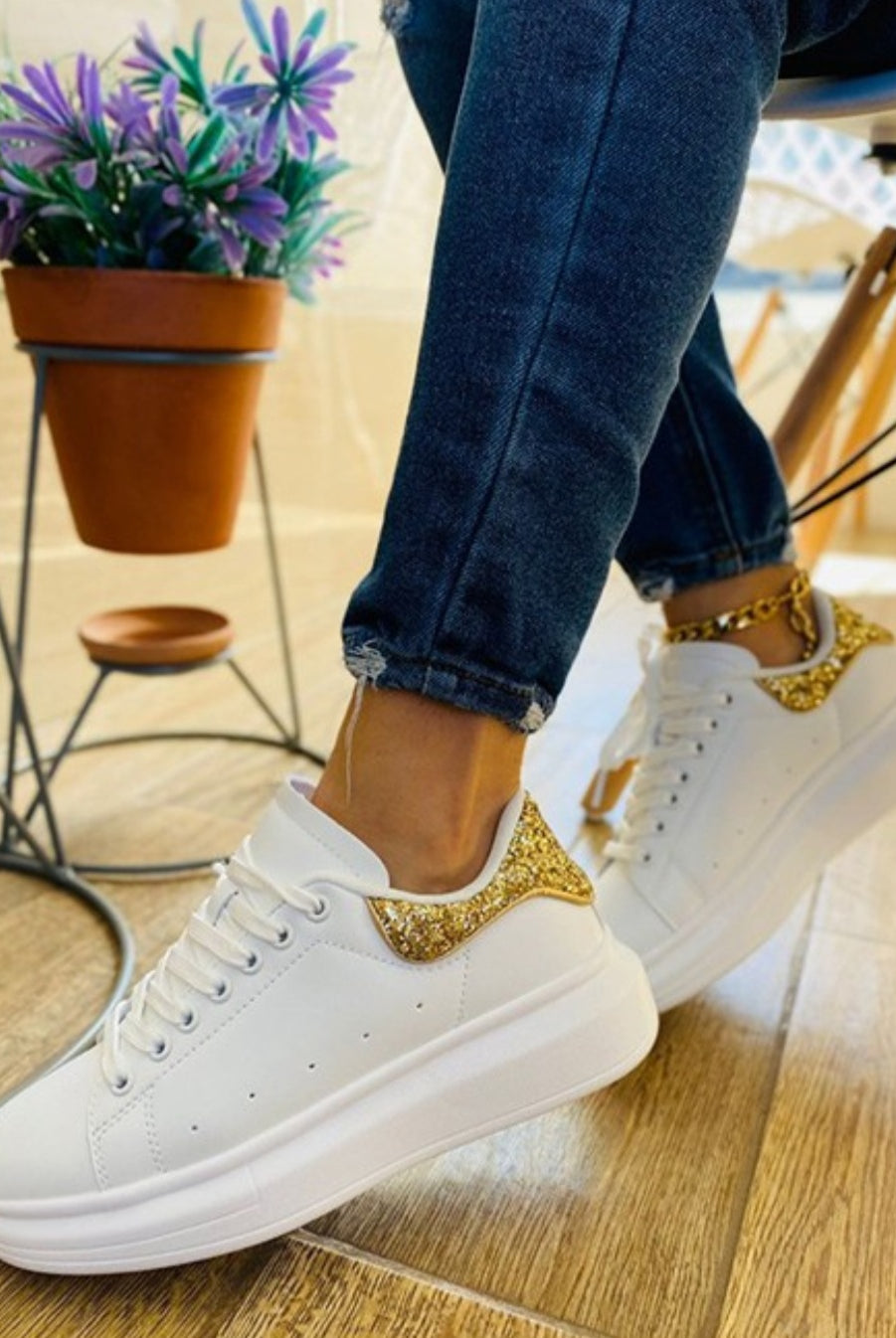 January Glitter Sneakers Sneakers Vintage Vibes Boutique