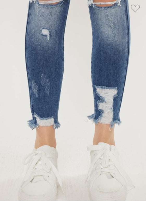 Romain Distressed Skinny Jeans