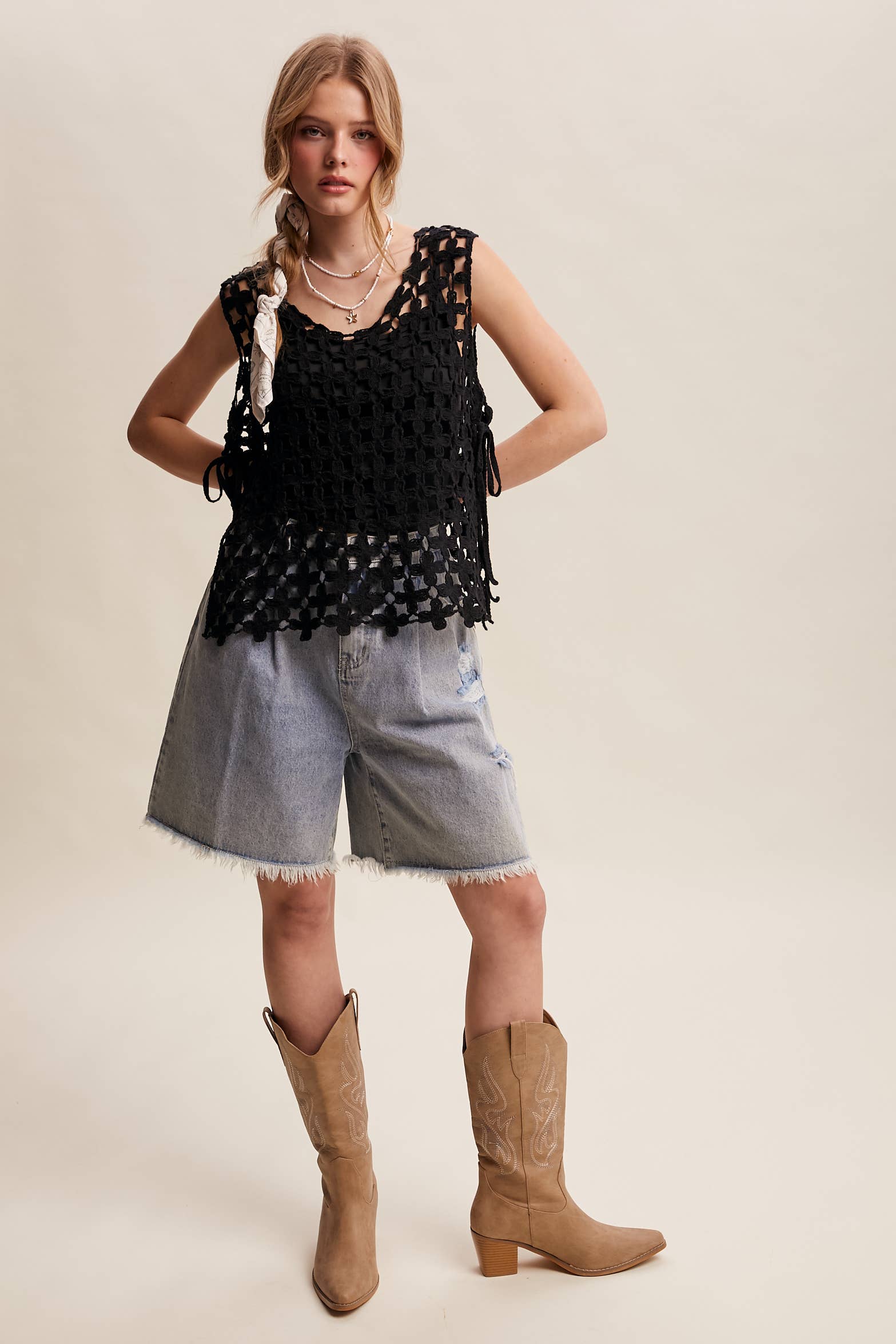 Jett Crochet Tank Tank Listicle