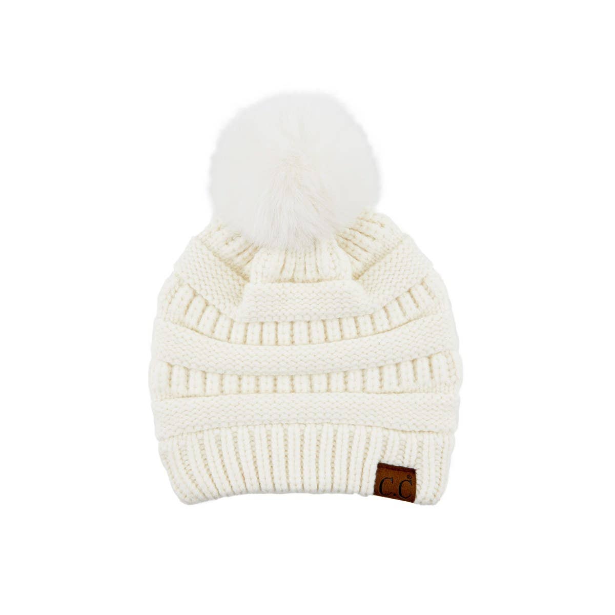 Snuggly Soft Beanie Winter Hat CC Ivory