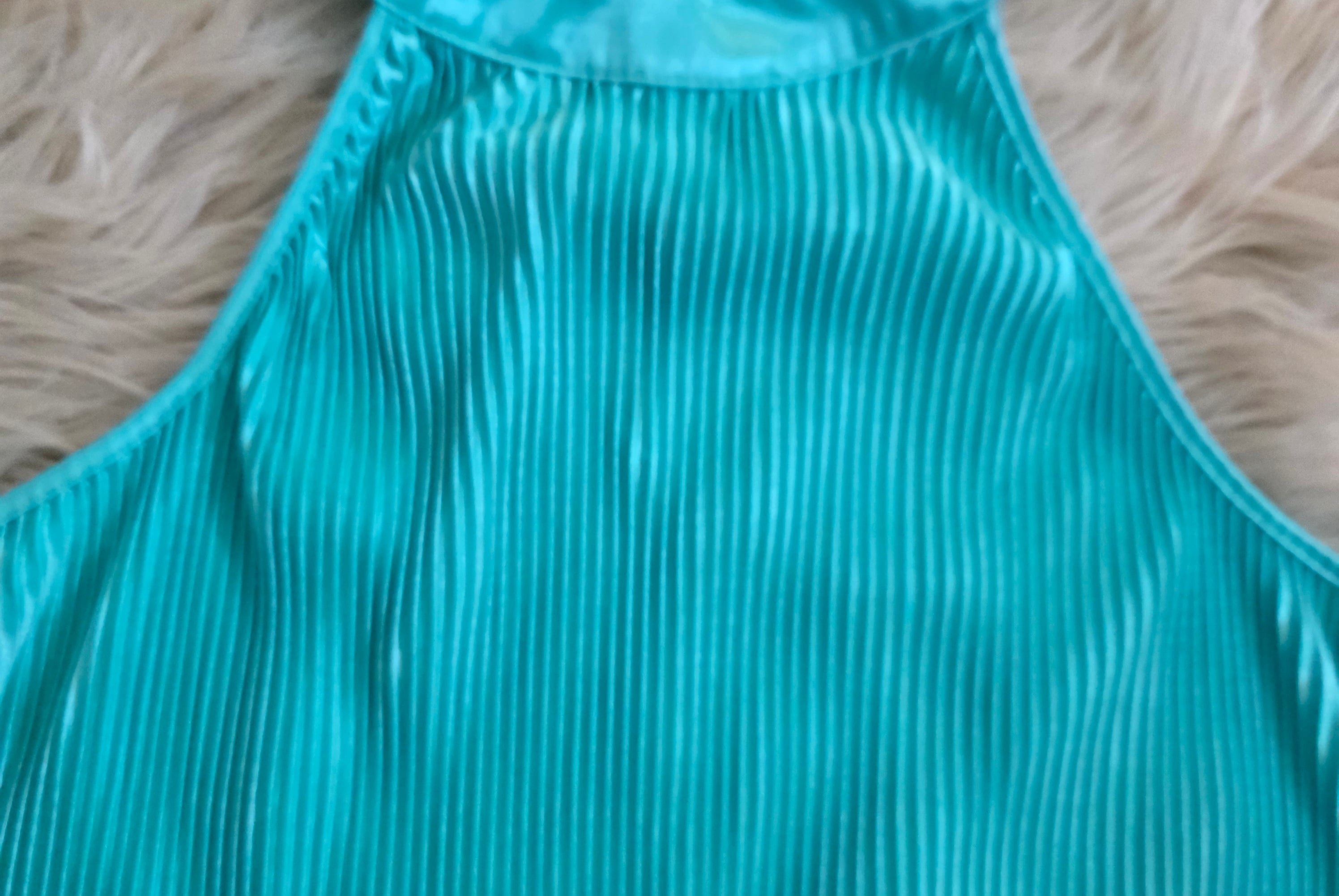 Sea Glass Pleated Dress Mini Dress She + Sky