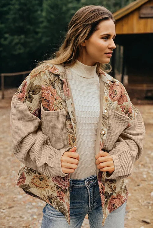 Heirloom Rose Shacket Shacket Vintage Vibes Boutique