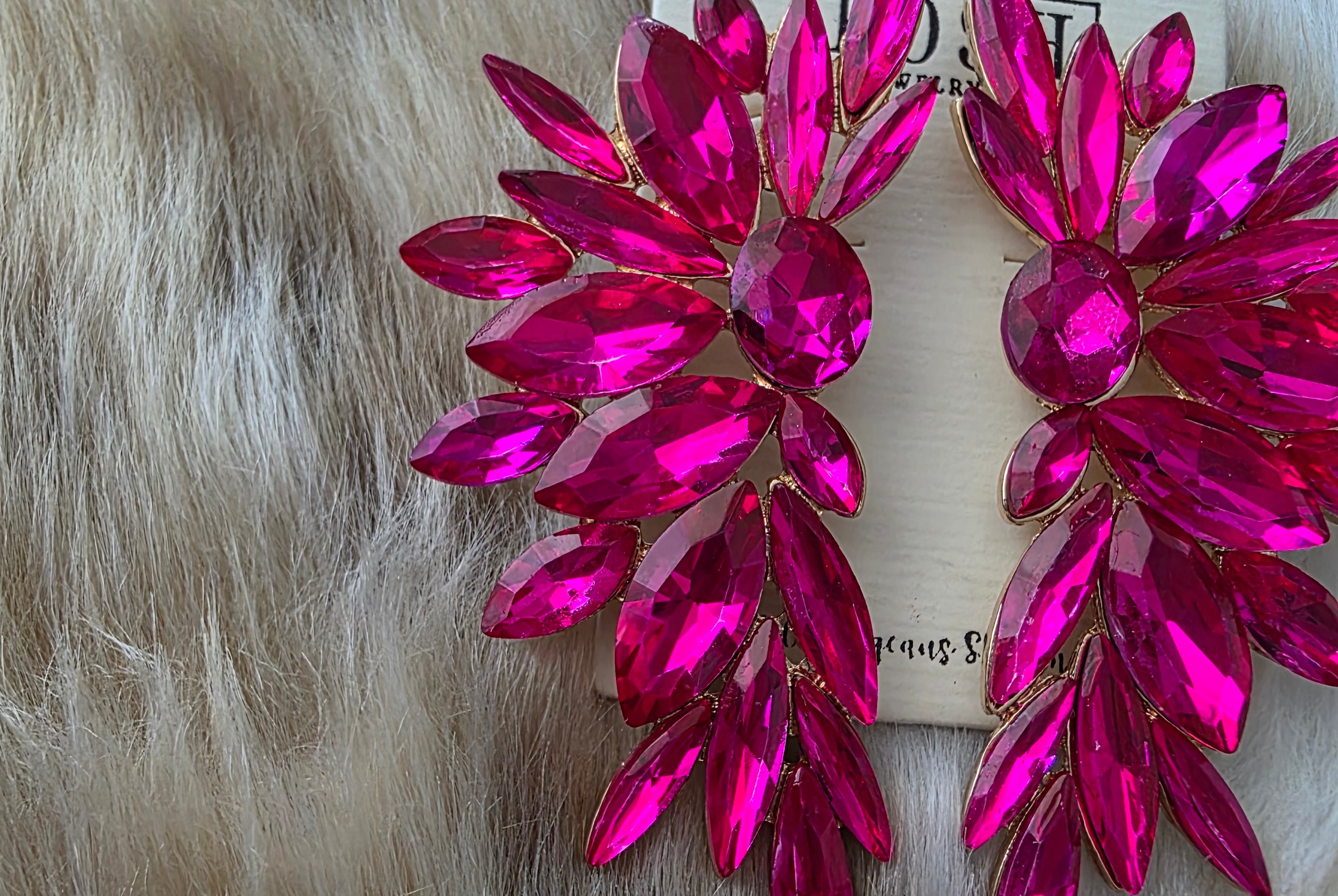 Stella Earrings Earrings Pink Panache