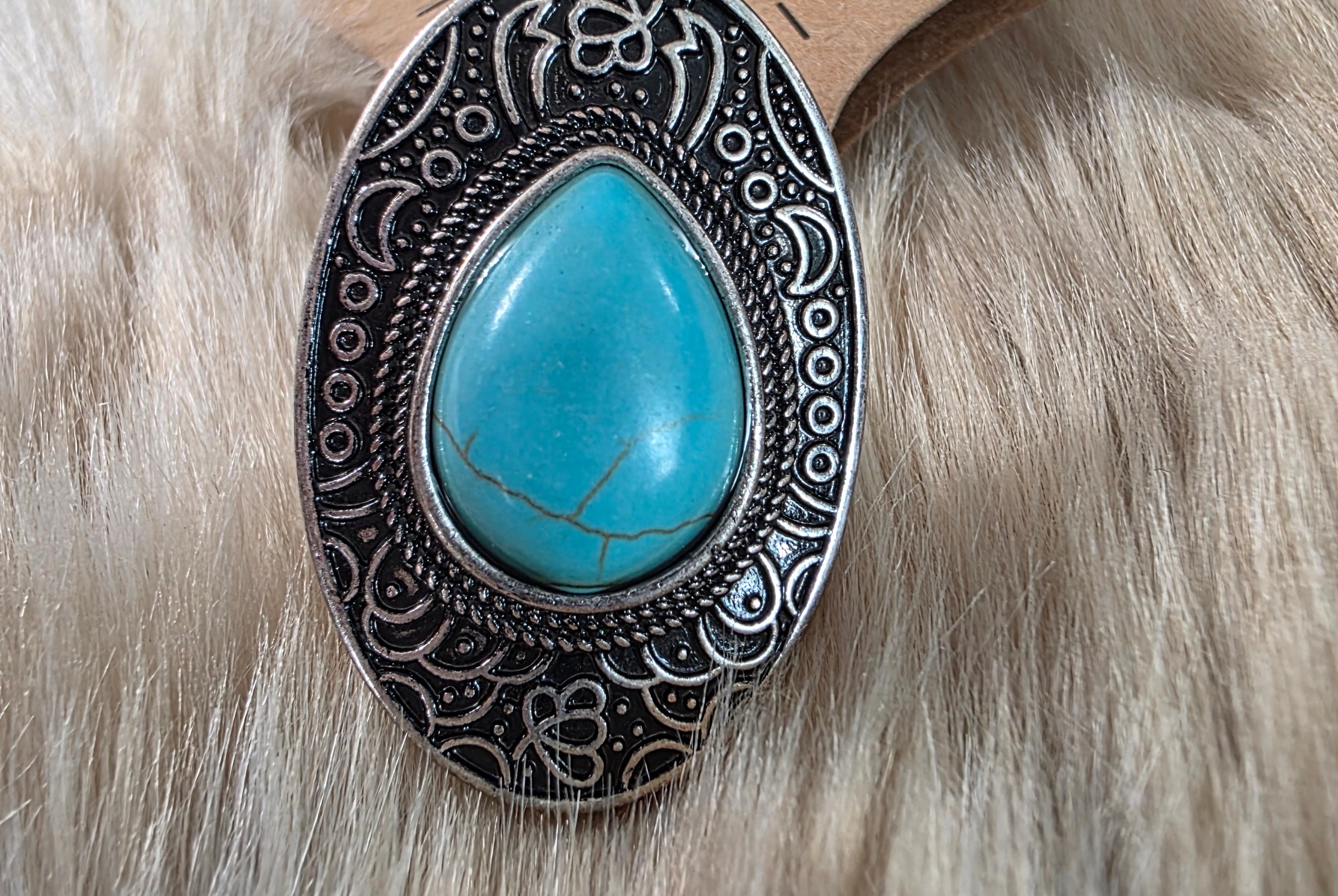 Dakota Ring Pink Panache Turquoise
