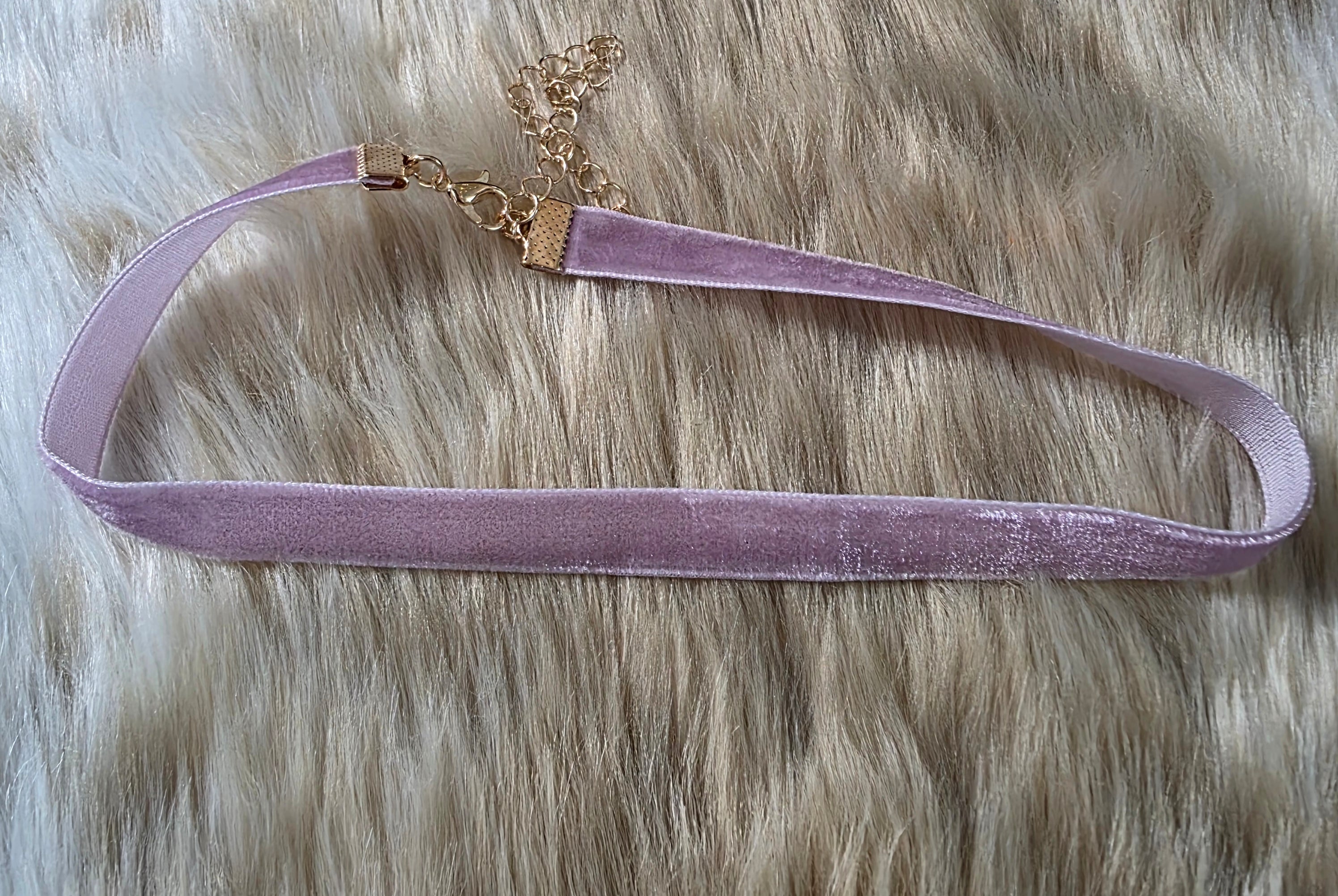 Flower Choker Necklace Vintage Vibes Boutique Lavender