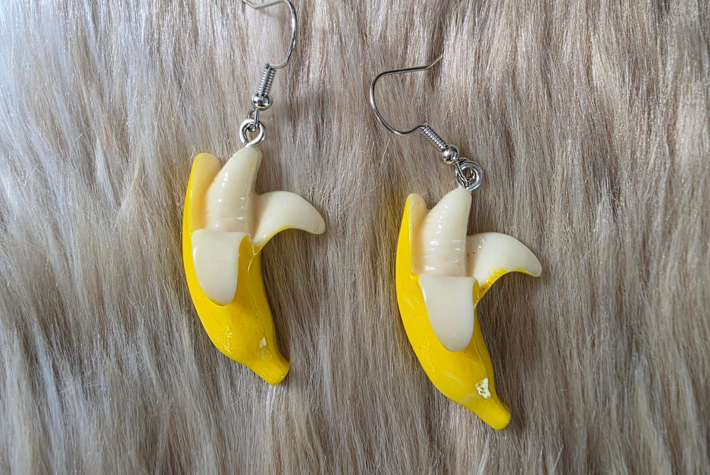 Banana Earrings Novelty Earrings Vintage Vibes Boutique
