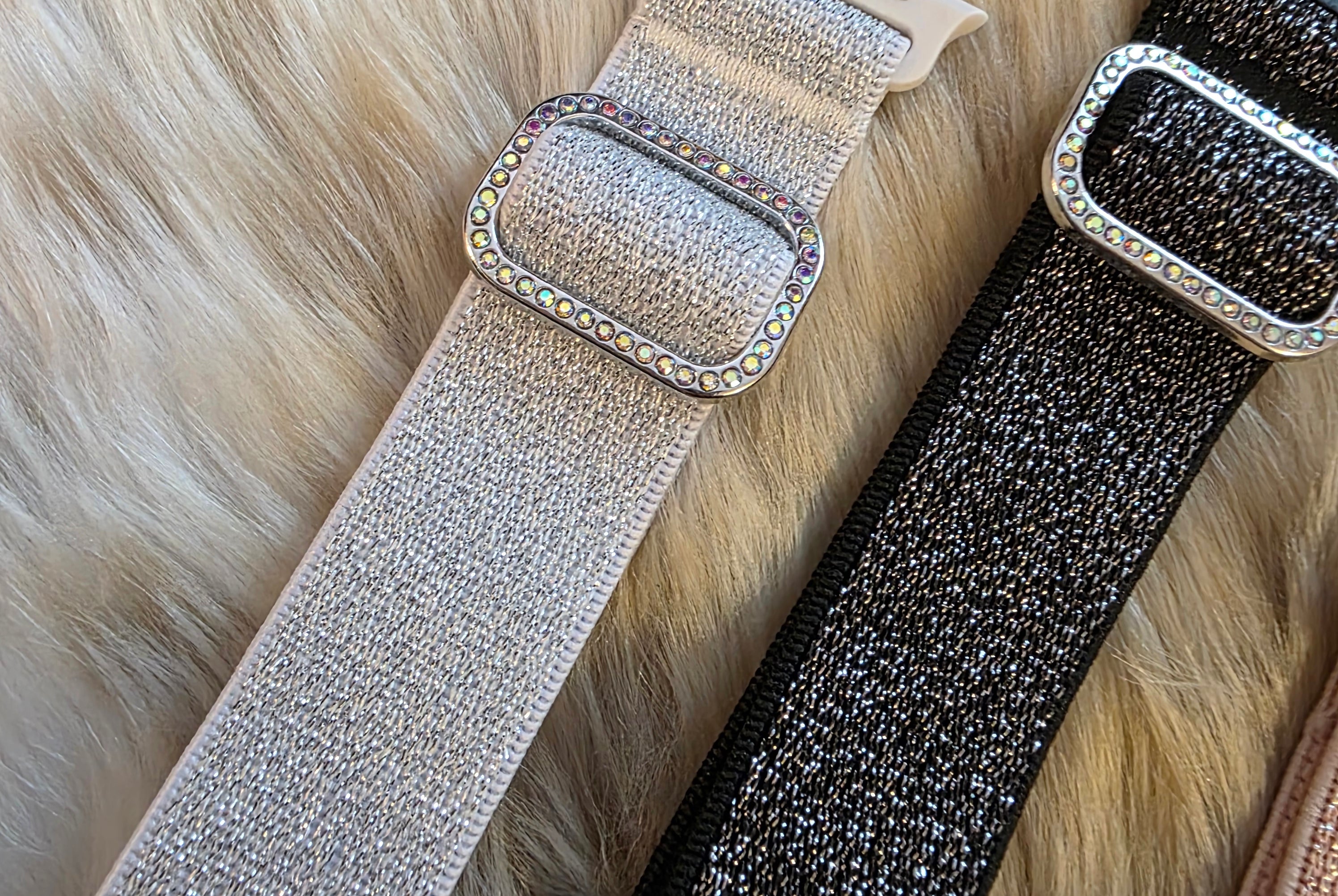 Glitter Elastic Apple Watchband Watchband Vintage Vibes Boutique
