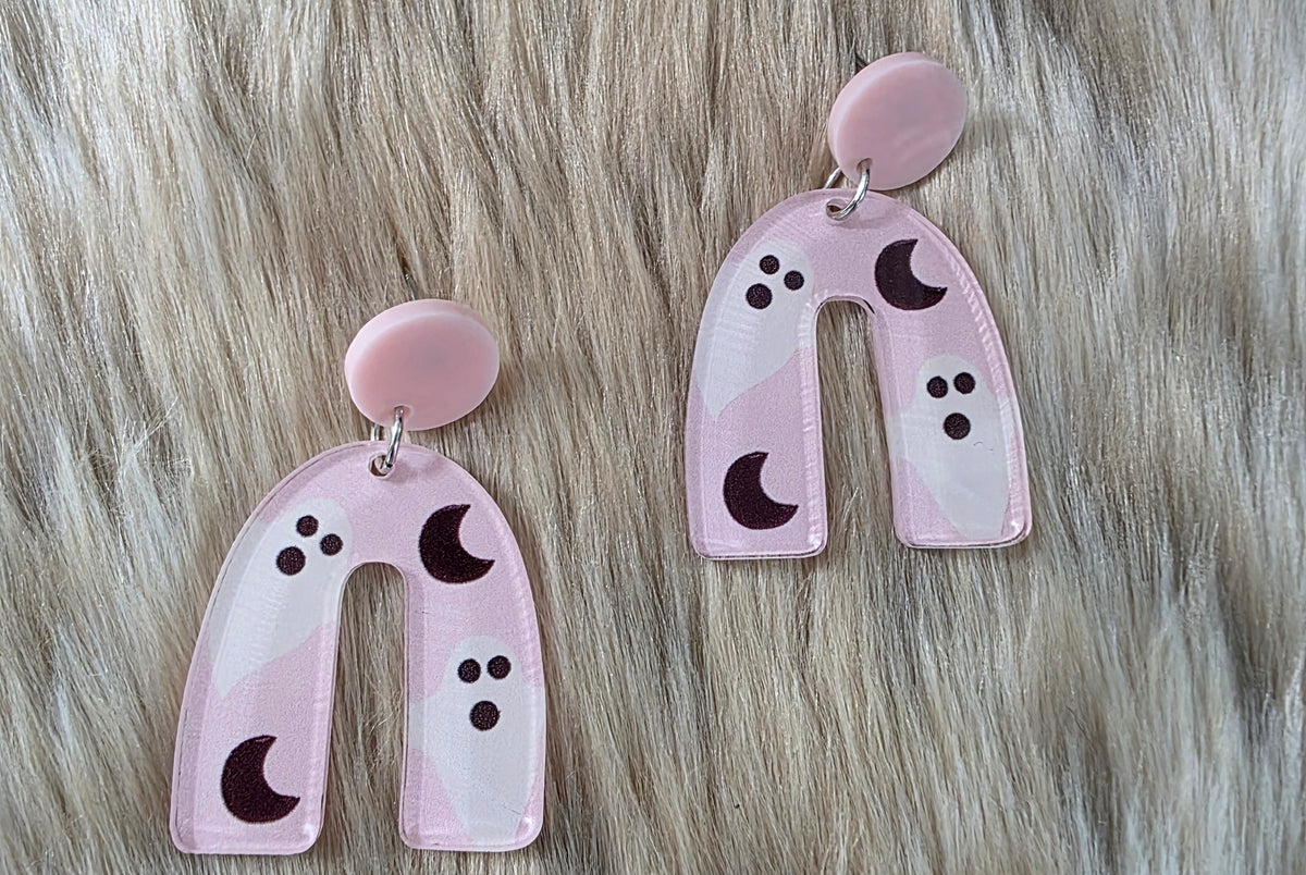 Pastel Haunting Earrings Novelty Earrings Vintage Vibes Boutique