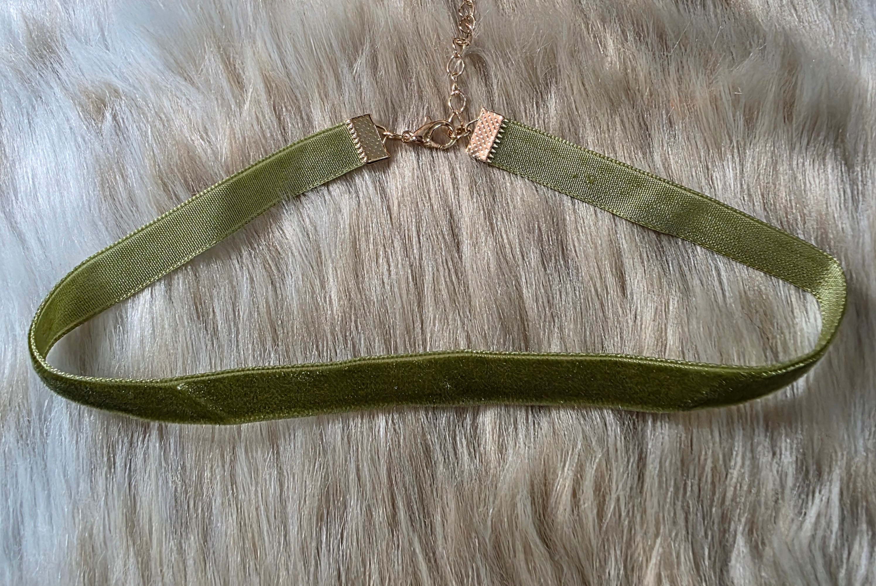 Flower Choker Necklace Vintage Vibes Boutique Sage