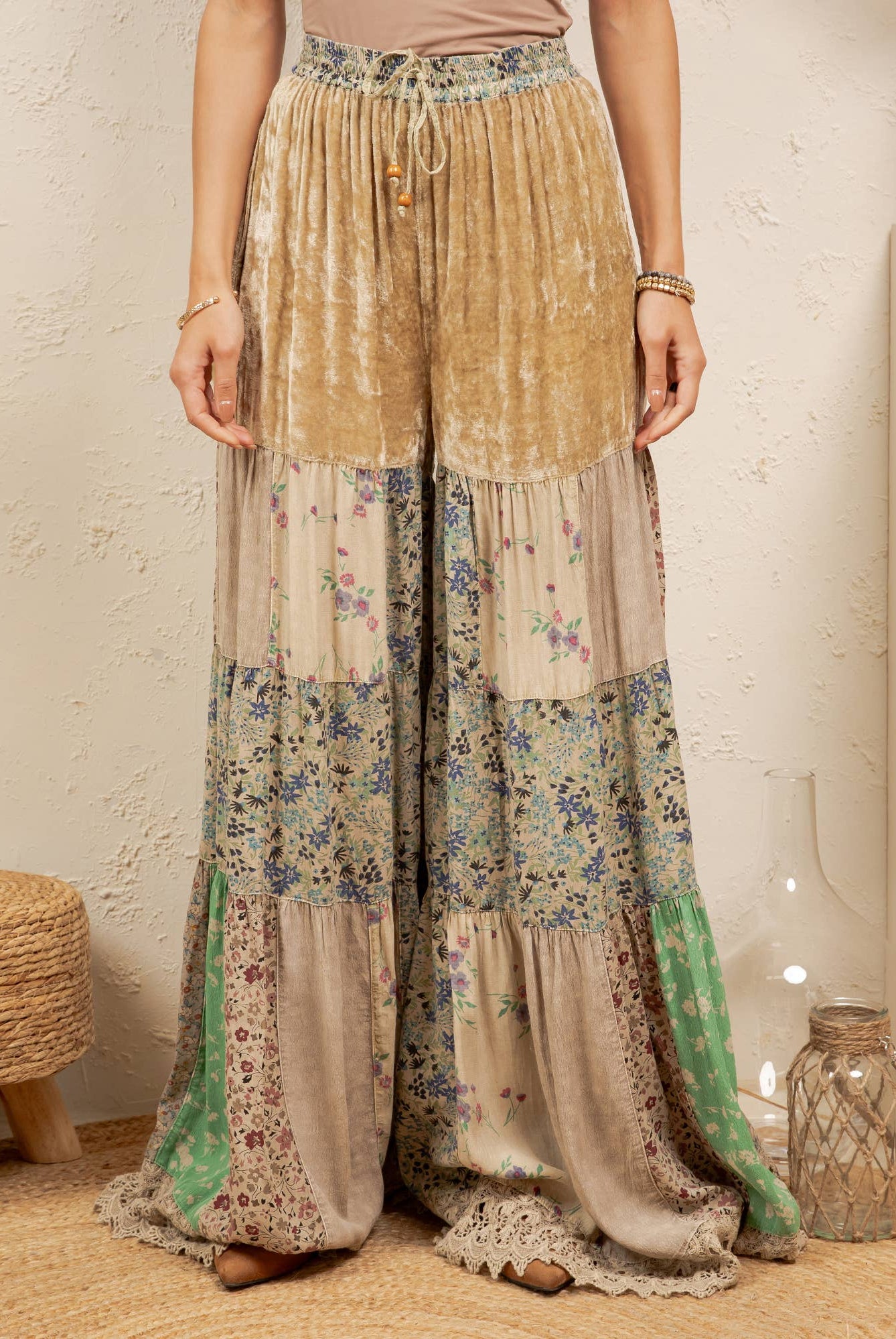 Meadow Patchwork Pants Trousers Young Threads