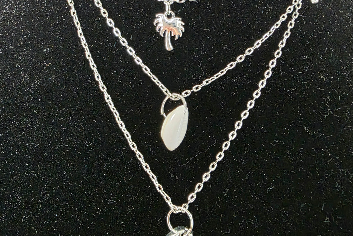 Chasing Palms Layered Necklace Necklace Vintage Vibes Boutique