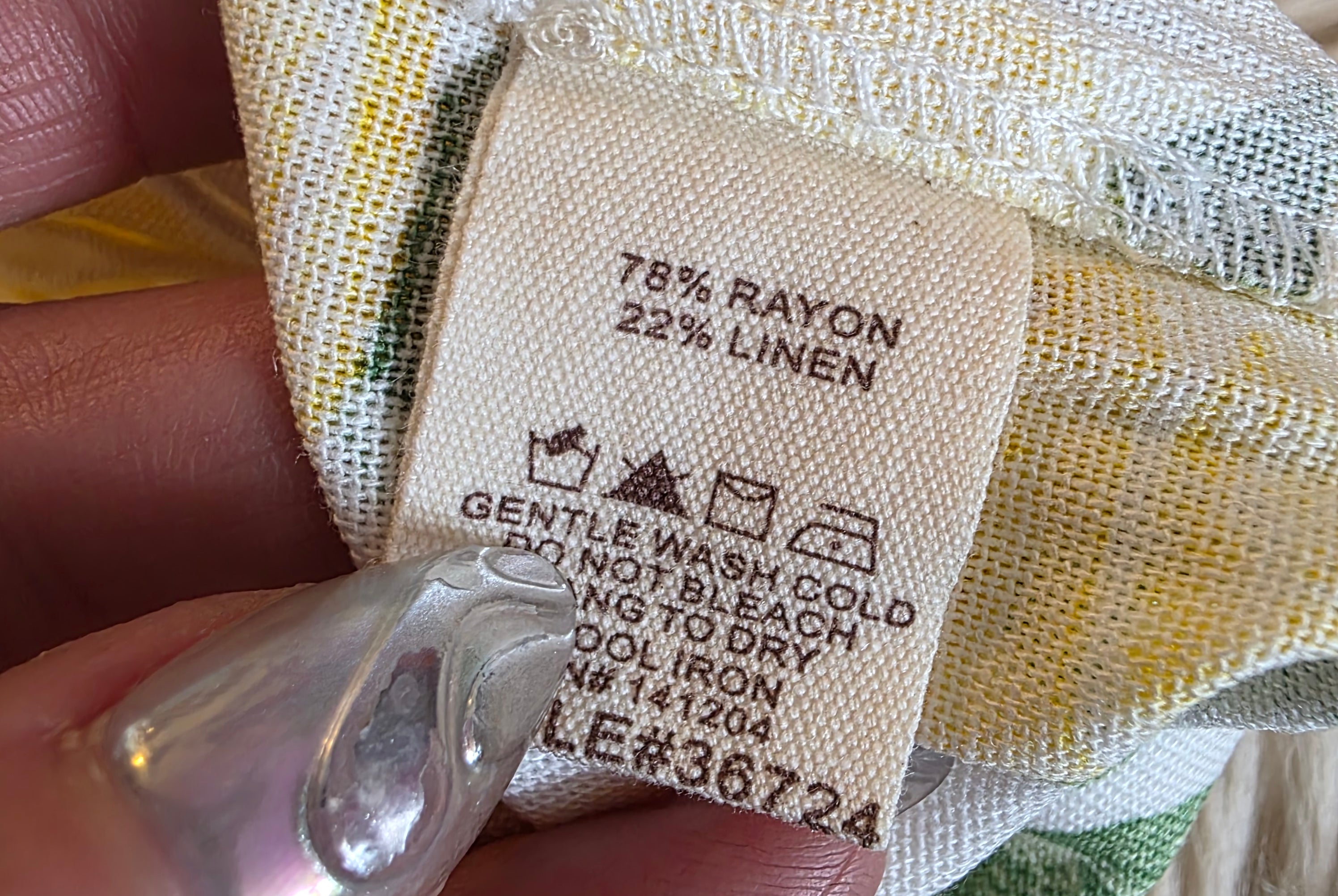 Lemon Grove Top Tank Hem & Thread