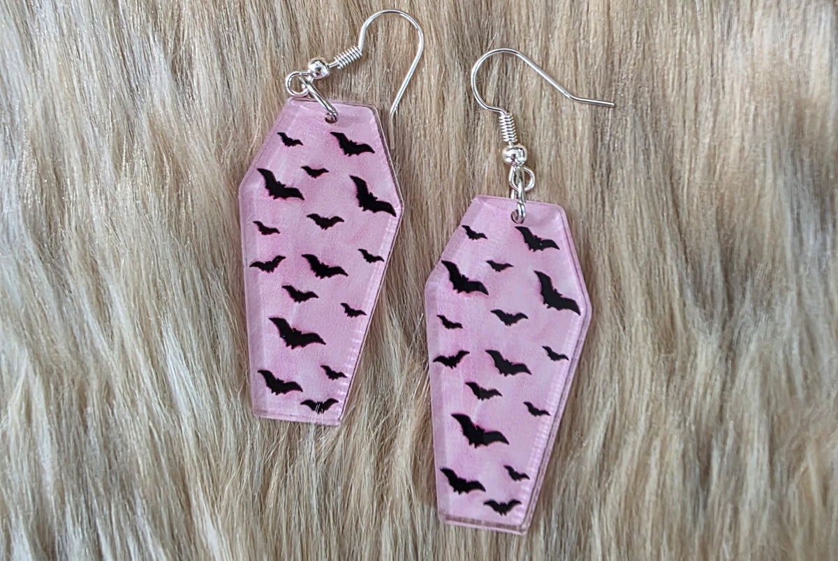 Gone Batty Earrings Novelty Earrings Vintage Vibes Boutique