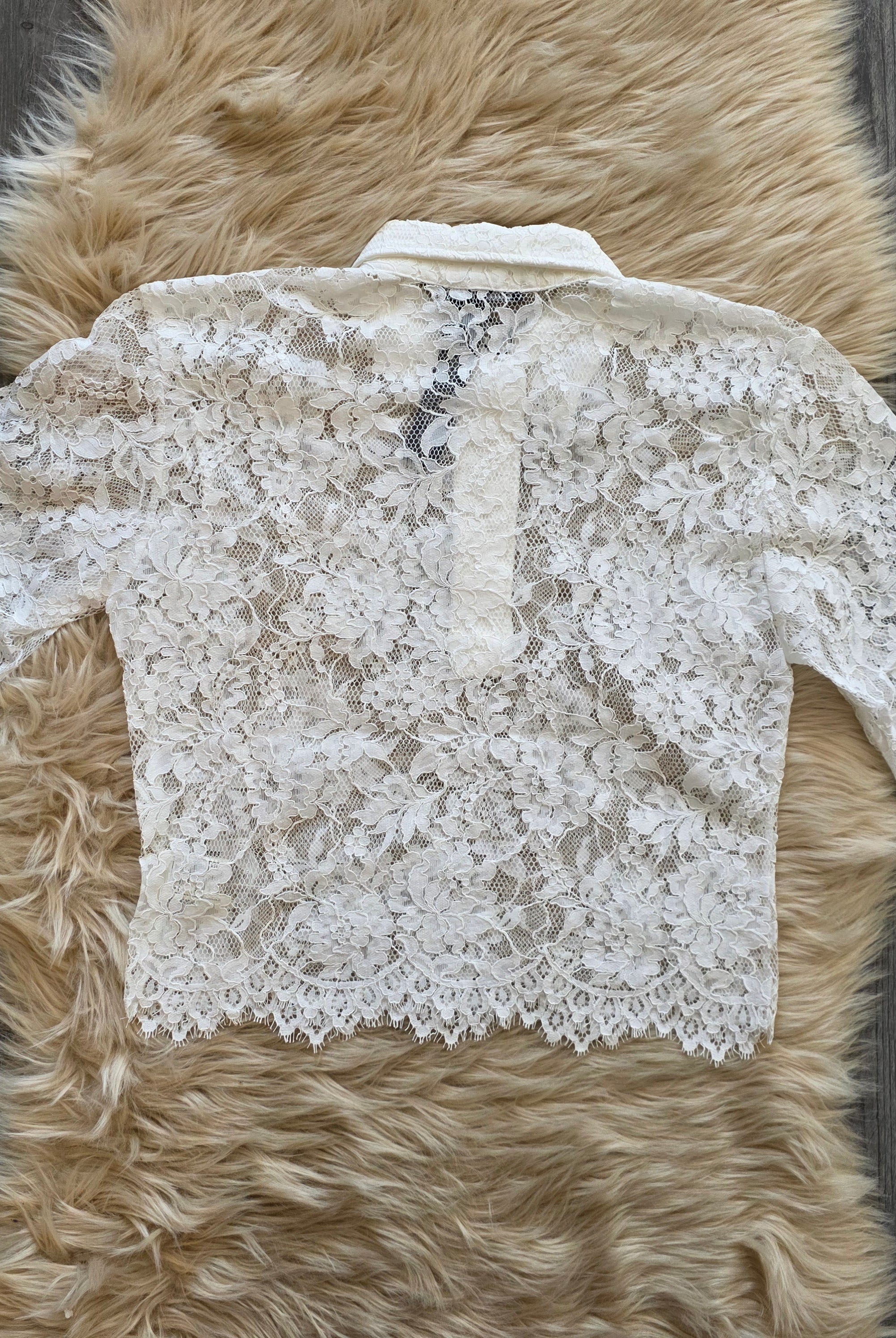 Monette Lace Top Blouse Steve Madden