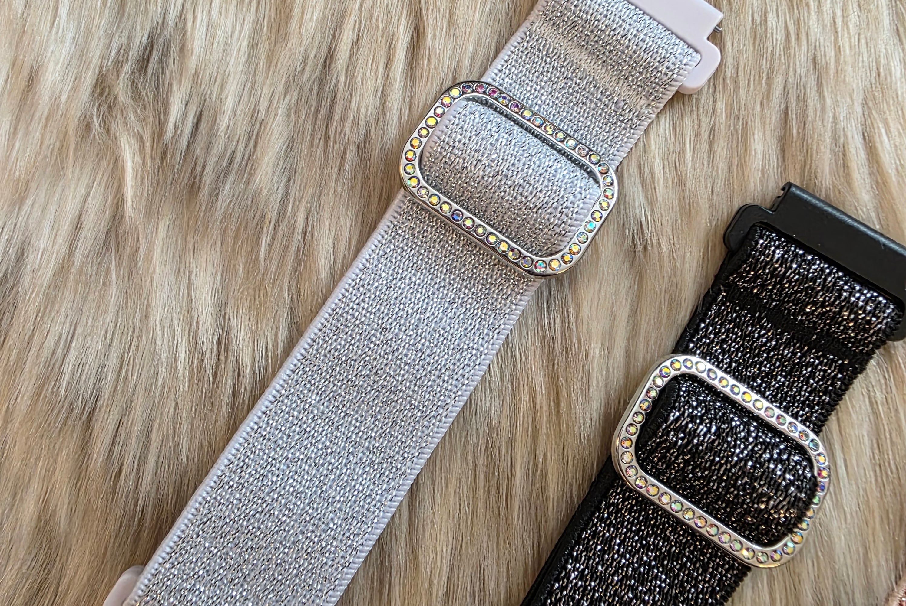 Glitter Stretch Samsung Watch Band Watchband Vintage Vibes Boutique