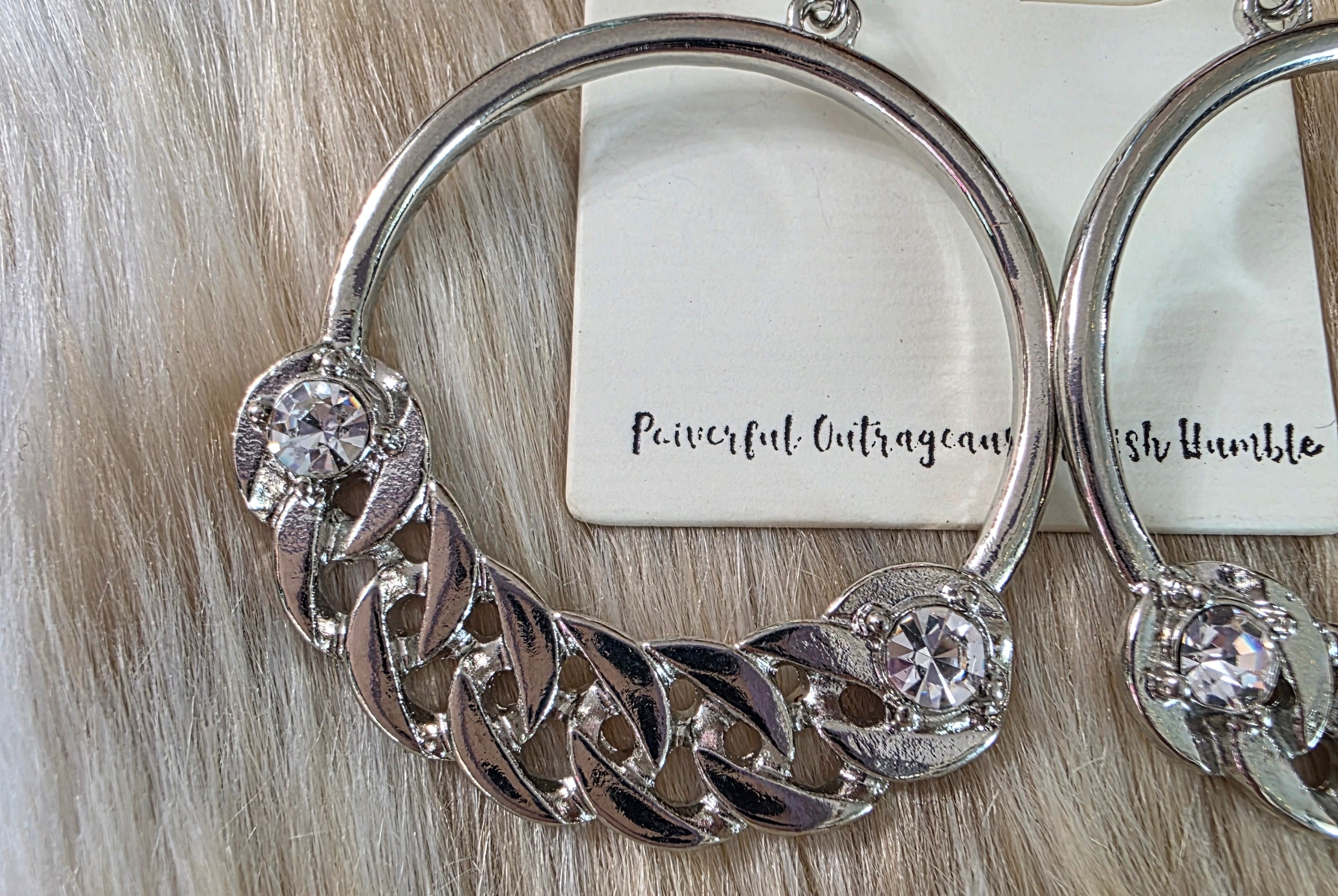 Essential Hoops Earrings Pink Panache