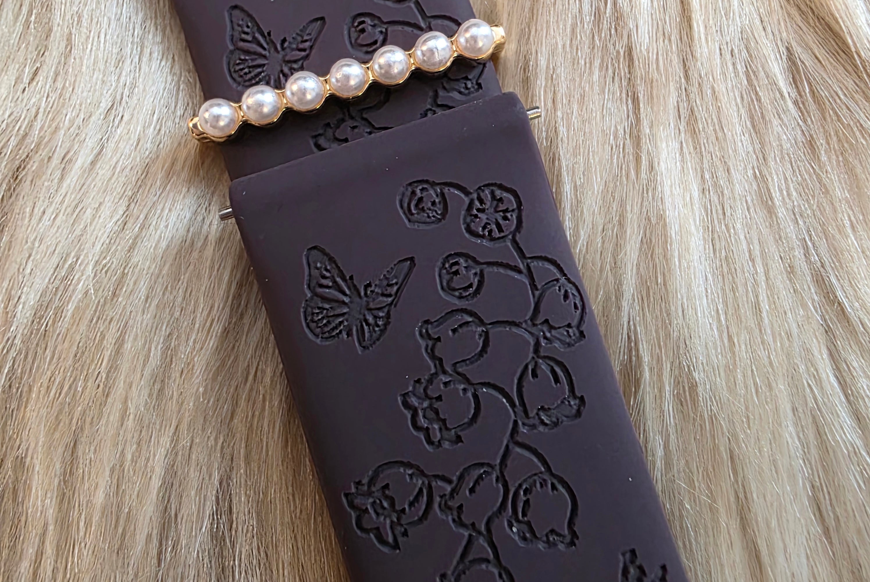 Floral + Charm Samsung Watchband Watchband Vintage Vibes Boutique Dark purple