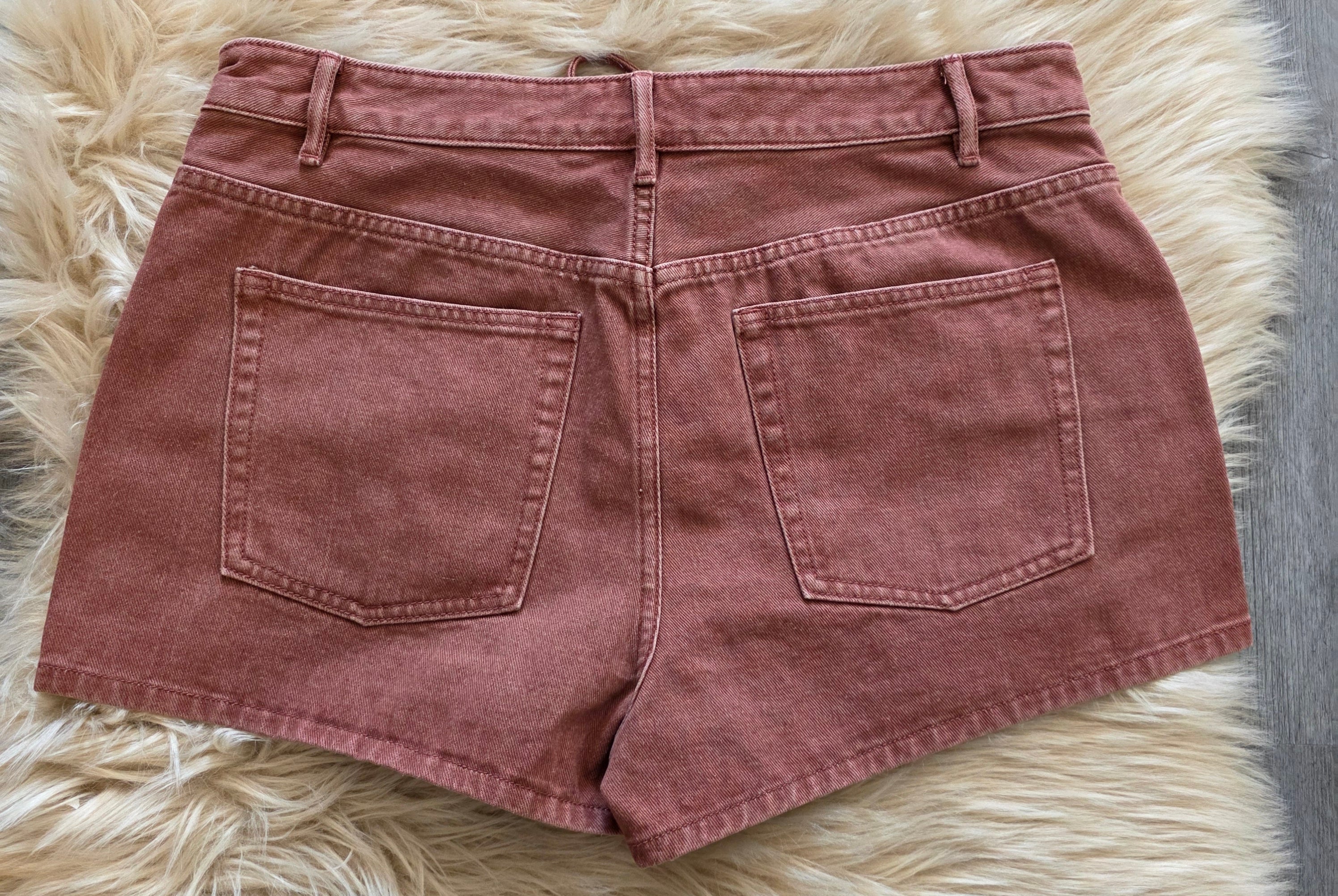 Callisto Lace-up Denim Shorts Shorts Steve Madden