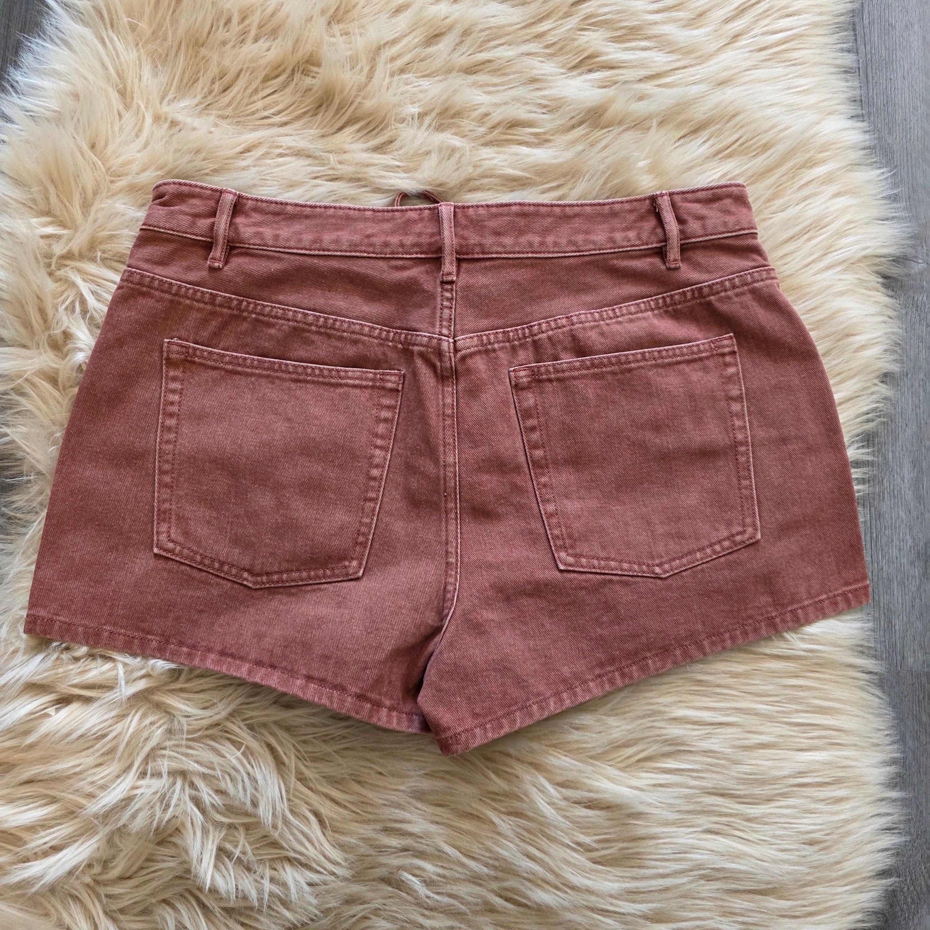 Callisto Lace-up Denim Shorts Shorts Steve Madden
