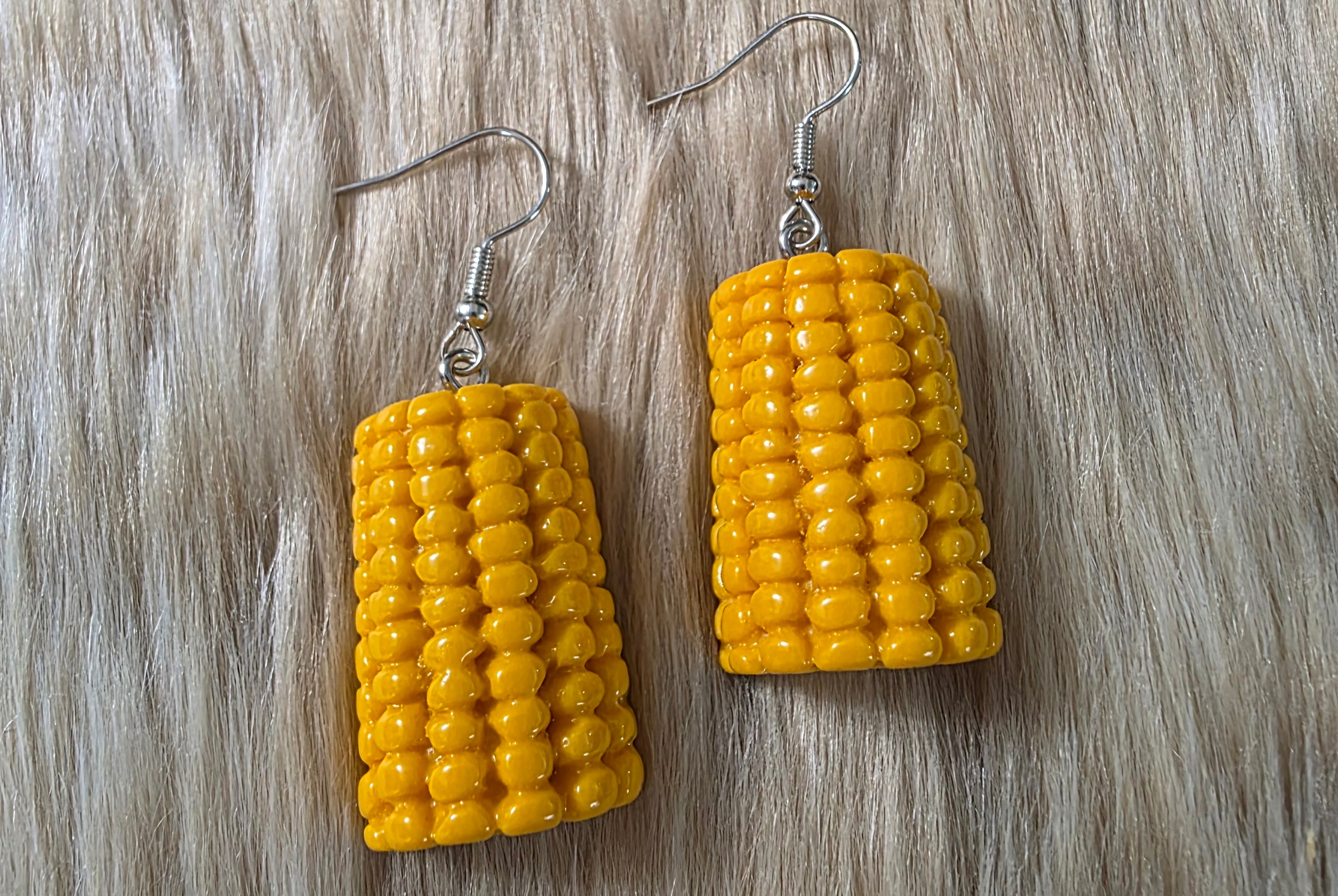 Corn Earrings Novelty Earrings Vintage Vibes Boutique