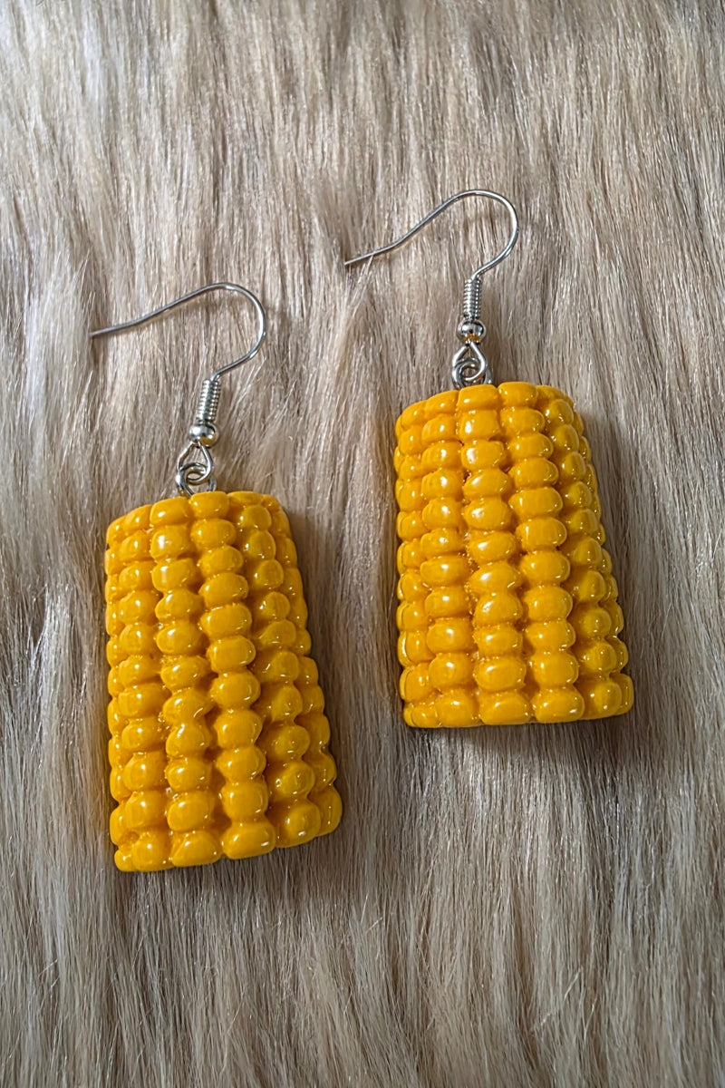 Corn Earrings Novelty Earrings Vintage Vibes Boutique