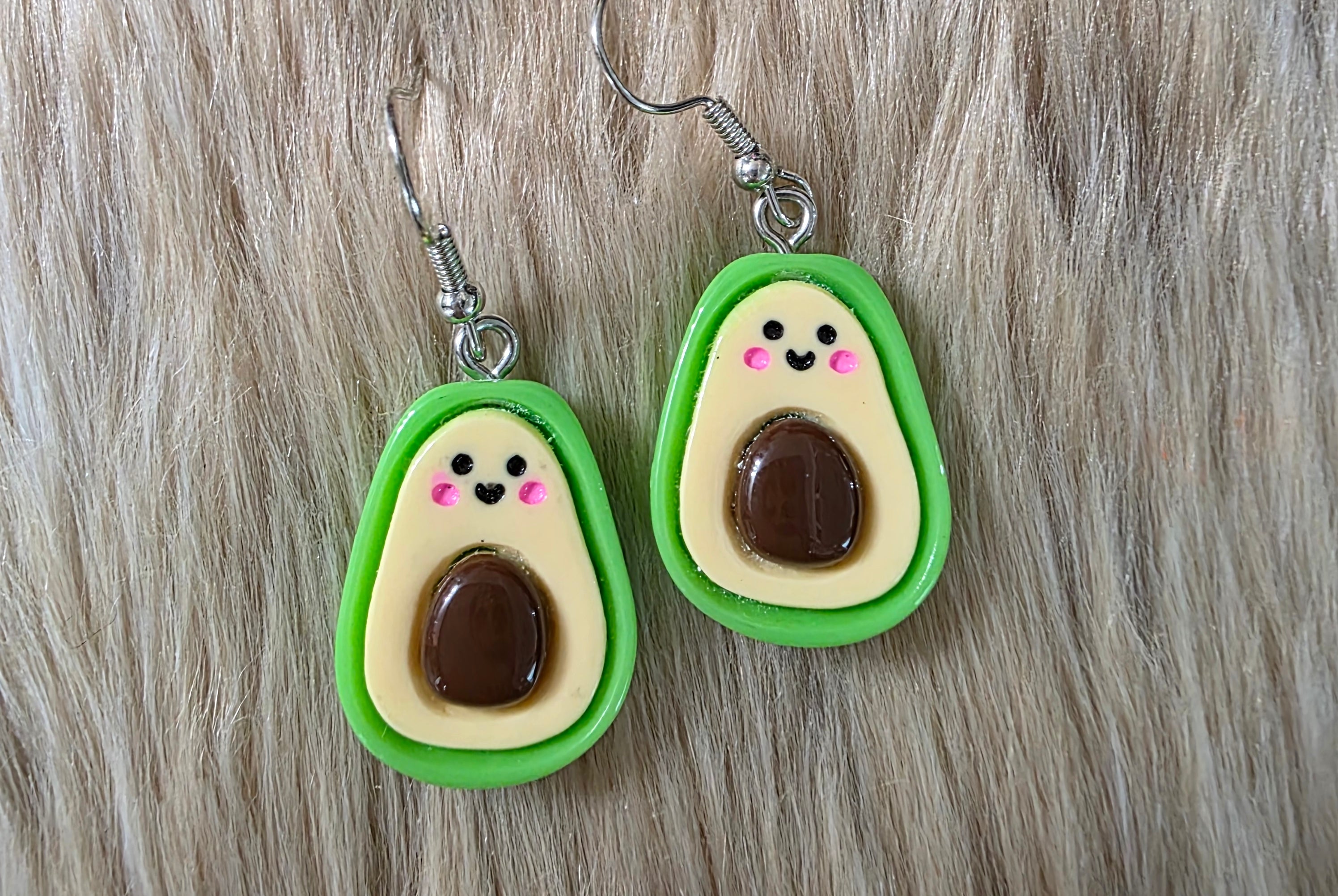 Avocado Earrings Novelty Earrings Vintage Vibes Boutique