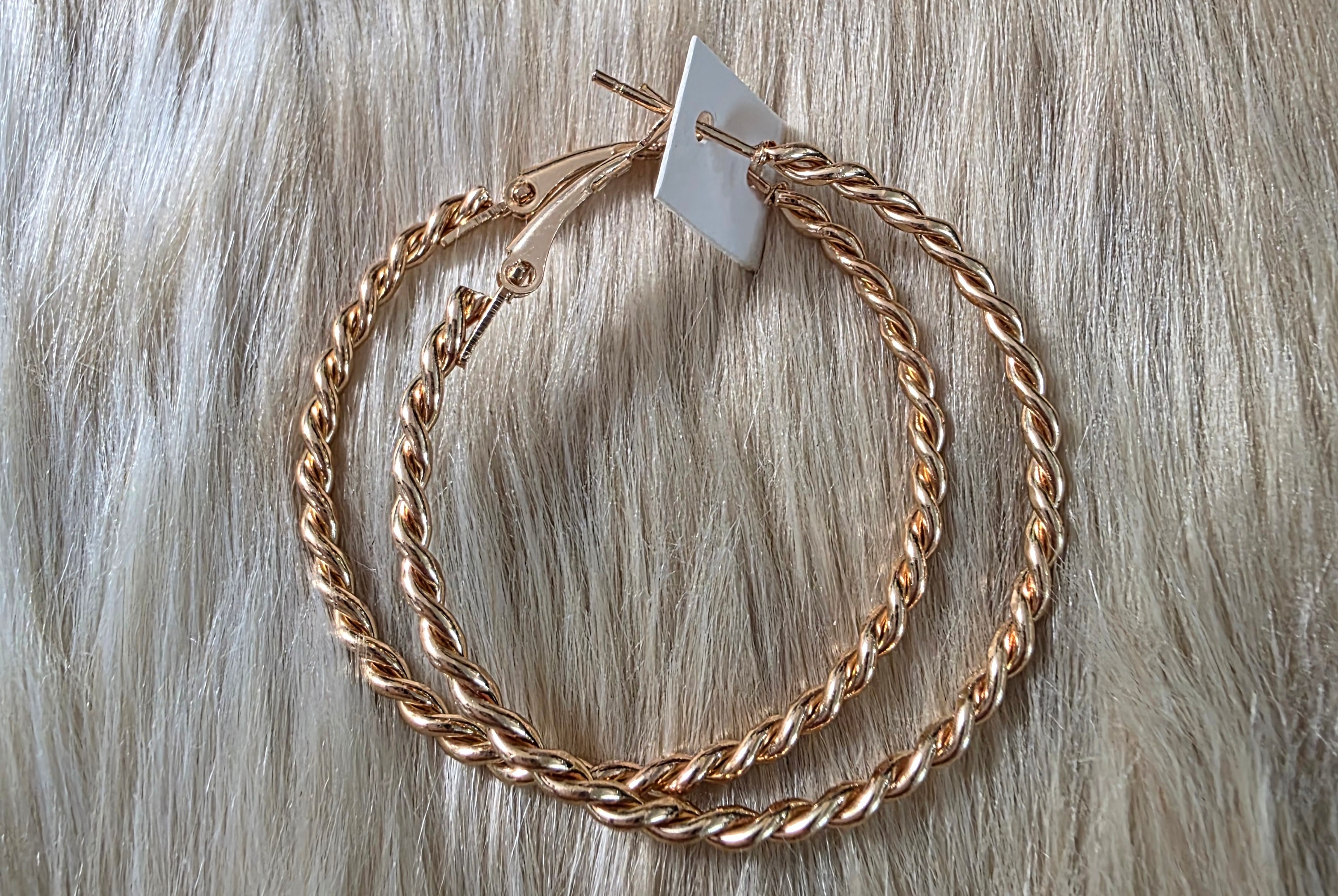 Twist of Fate Hoops Earrings Vintage Vibes Boutique