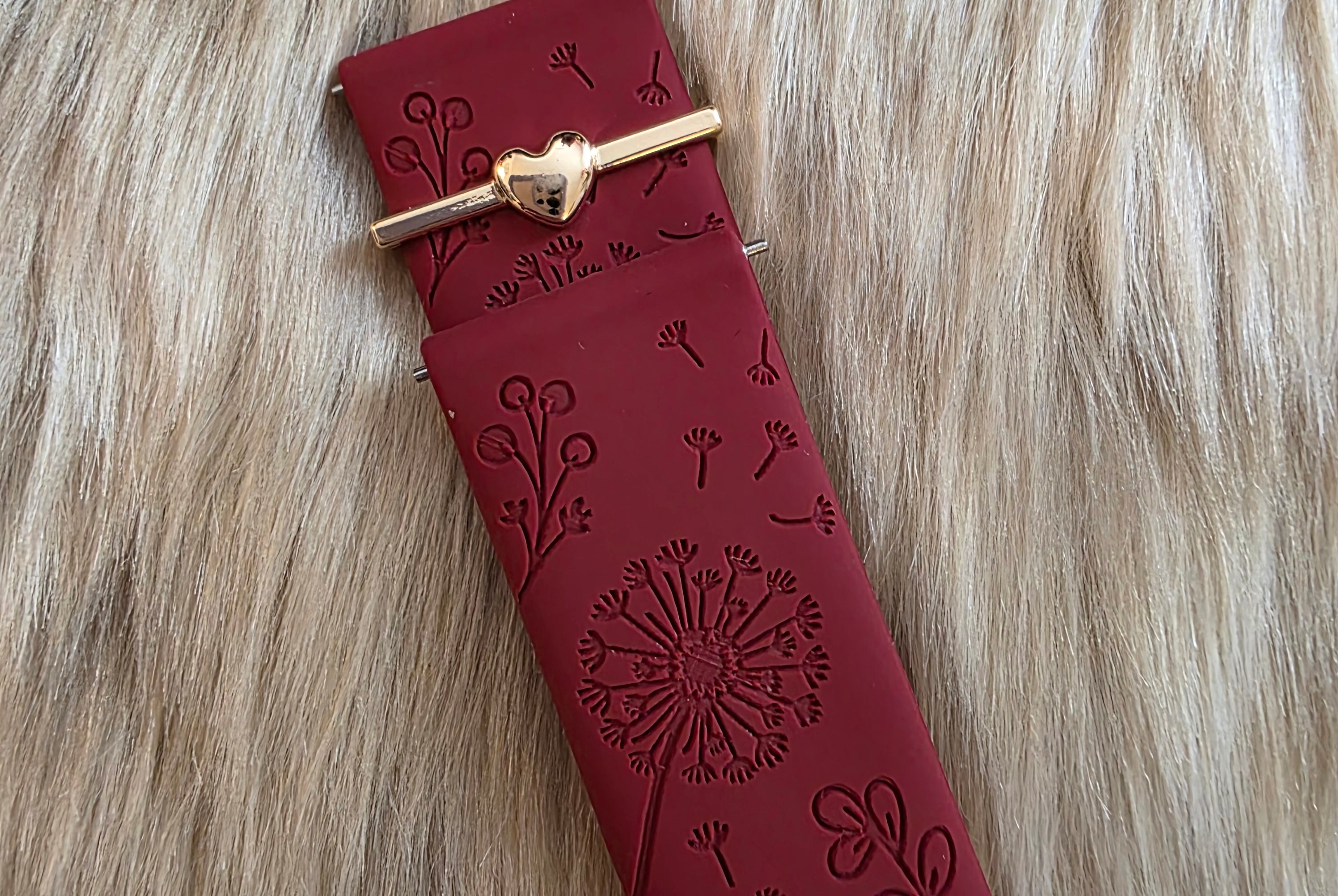 Floral + Charm Samsung Watchband Watchband Vintage Vibes Boutique Red