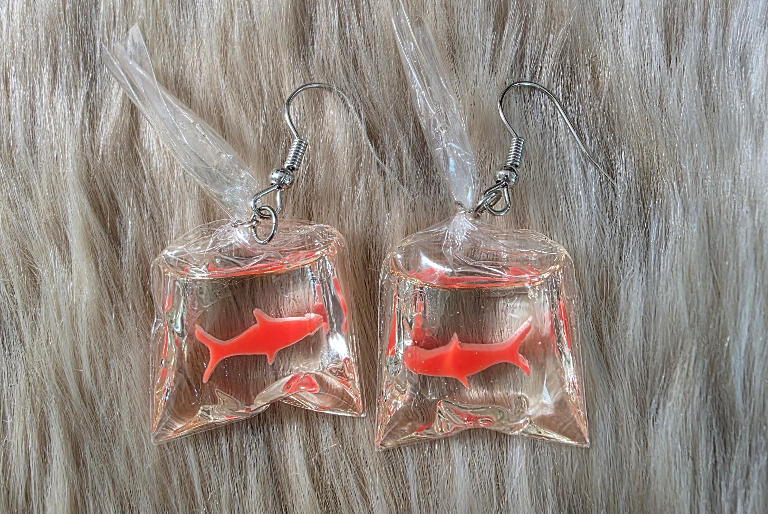 Goldfish Earrings Novelty Earrings Vintage Vibes Boutique